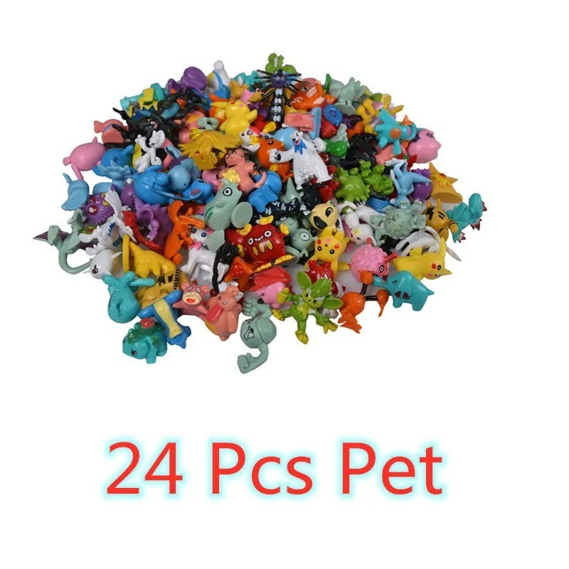 144 Styles Pokémon Figures Pikachu Mini Model Toys Decoration Kids Gift