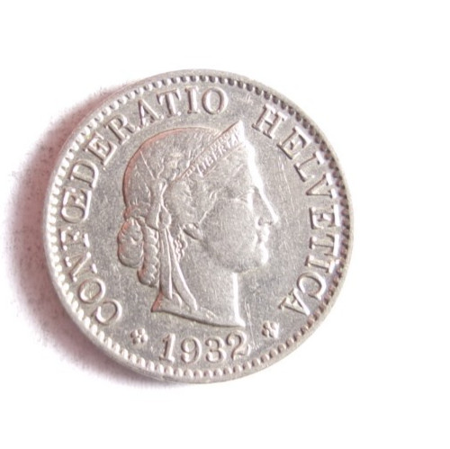 1932 SWITZERLAND 5 RAPPEN - Excellent Coin -  - Bin #812