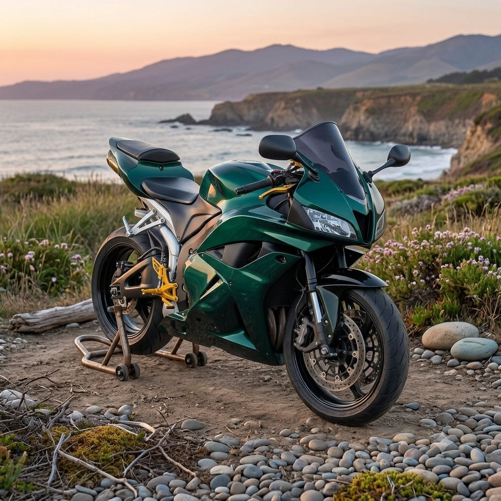 FSM Injection Dark Green Fairings Fit for Honda 2009 -2012 CBR600RR a084