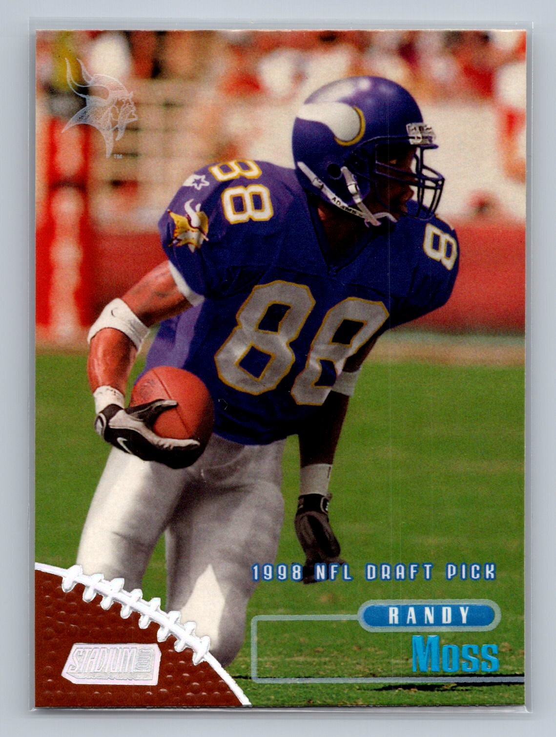 1998 Stadium Club #189 Randy Moss Football Minnesota Vikings