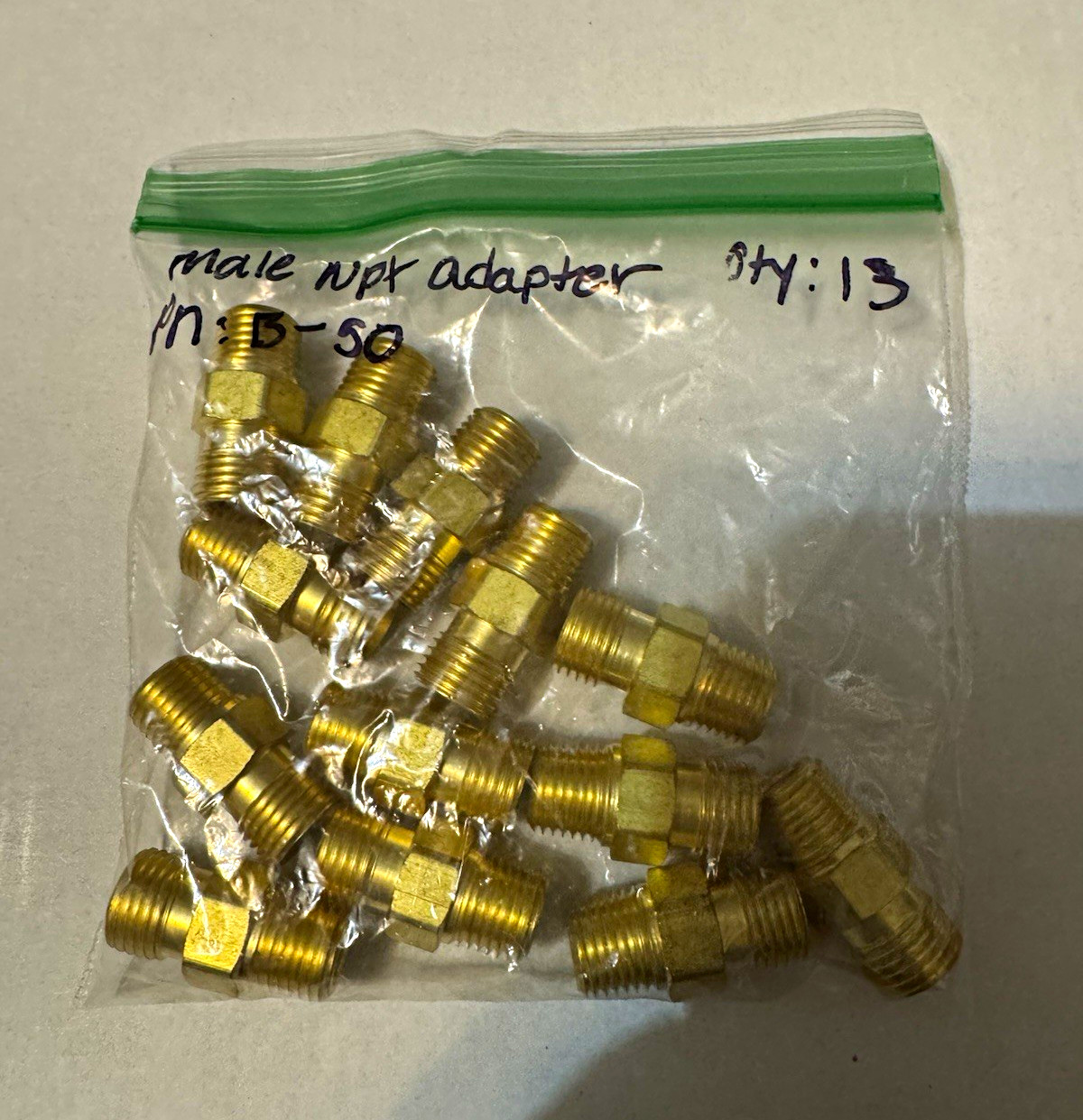 Western Enterprise Male NPT Adapter Brass NPT Fittings Lot Western Enterprise Male NPT Adapter Brass NPT Fittings Lot