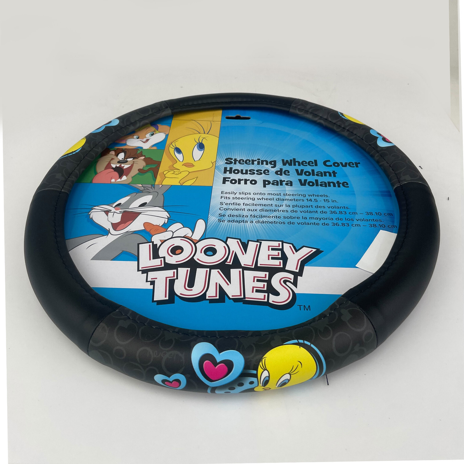 NEW Looney Tunes Classic Tweety Bird Car Truck SUV Steering Wheel Cover NEW Looney Tunes Classic Tweety Bird Car Truck SUV Steering Wheel Cover