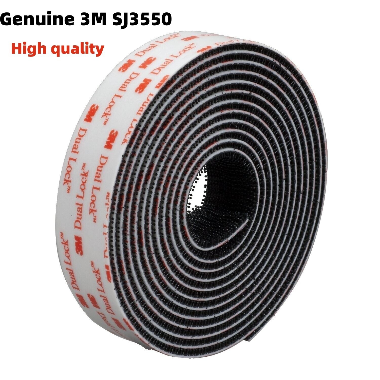 3M Dual Lock Reclosable Fastener SJ3550 250 Black, 1 in x 4Ft