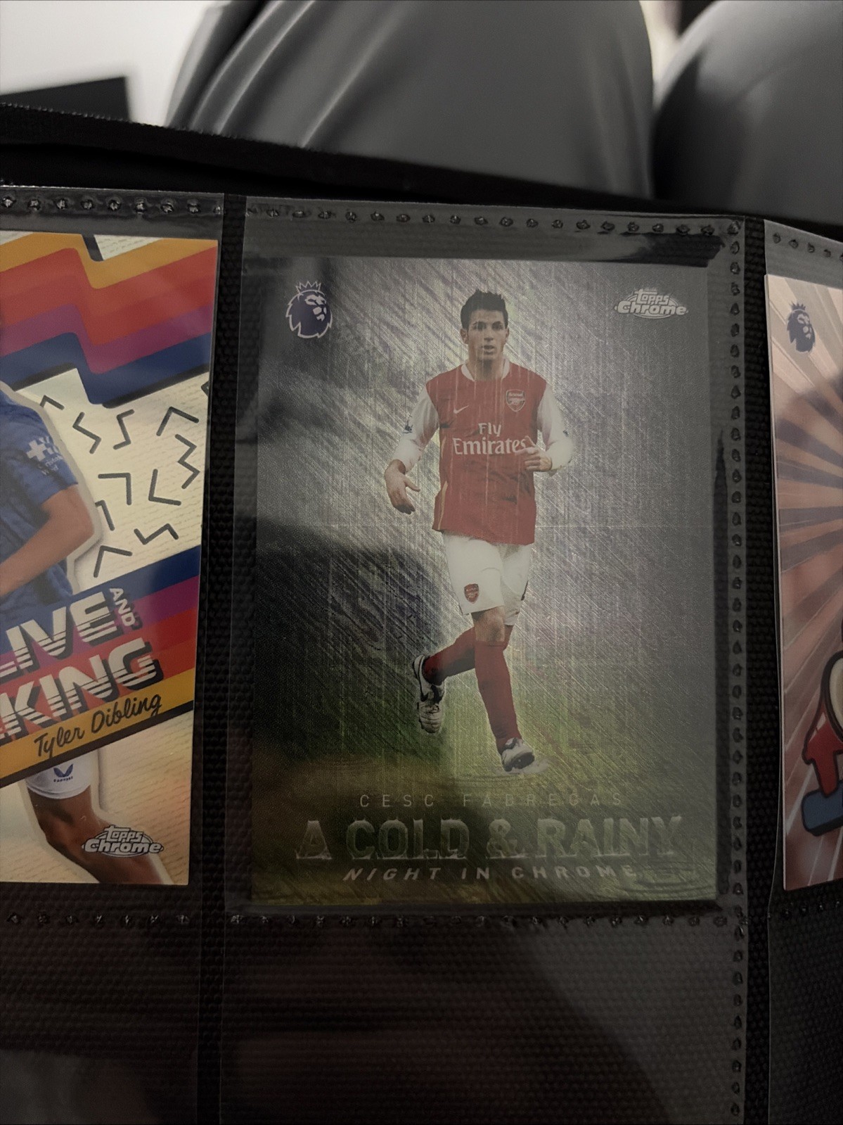 2025 Topps Premier League A Cold and Rainy Night in Chrome Cesc Fabregas #CRN-8 2025 Topps Premier League A Cold and Rainy Night in Chrome Cesc Fabregas #CRN-8