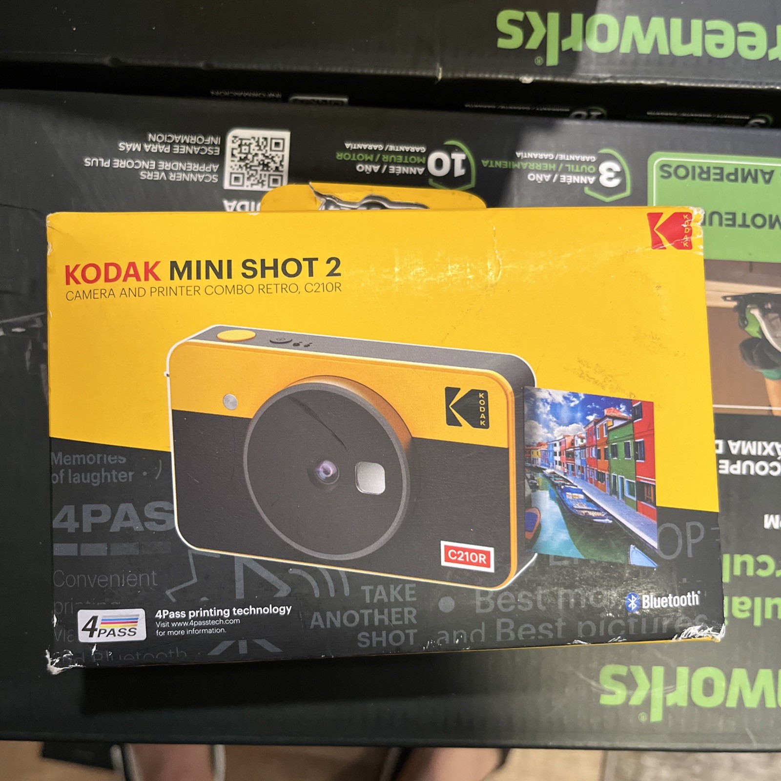 Kodak Mini Shot 2 Retro & Cartridge (8 Photos) Brand New 