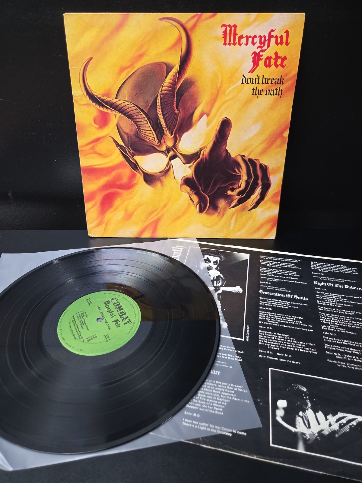Mercyful Fate Dont Break The Oath Lp Vinyl 1984 1st 'A-1' Press W/Insert VG+ Mercyful Fate Dont Break The Oath Lp Vinyl 1984 1st 'A-1' Press W/Insert VG+