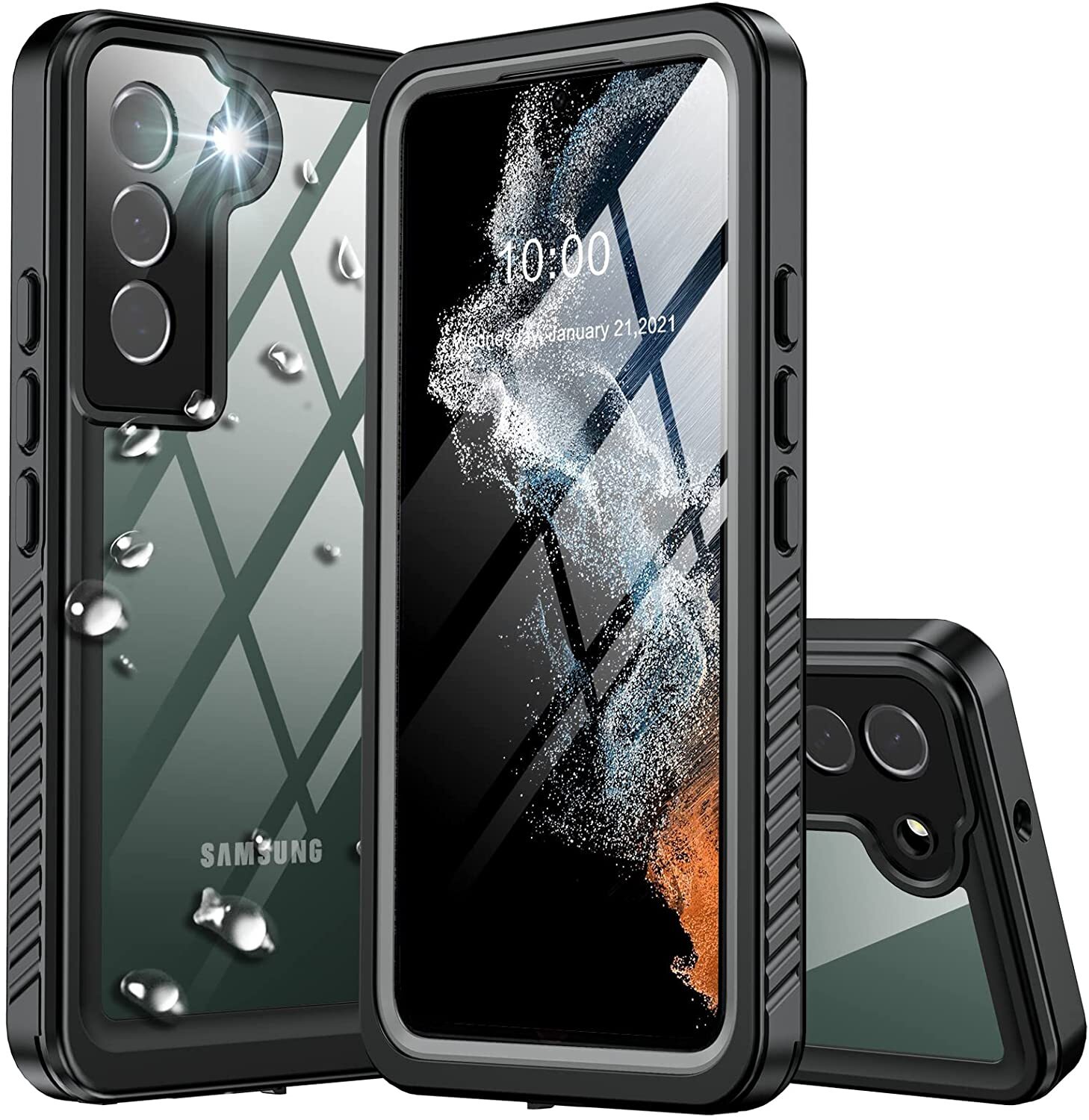Life Waterproof Shock Dust Proof Case Galaxy S22 S21 S20 S23 S24 Ultra S10 S9 S8