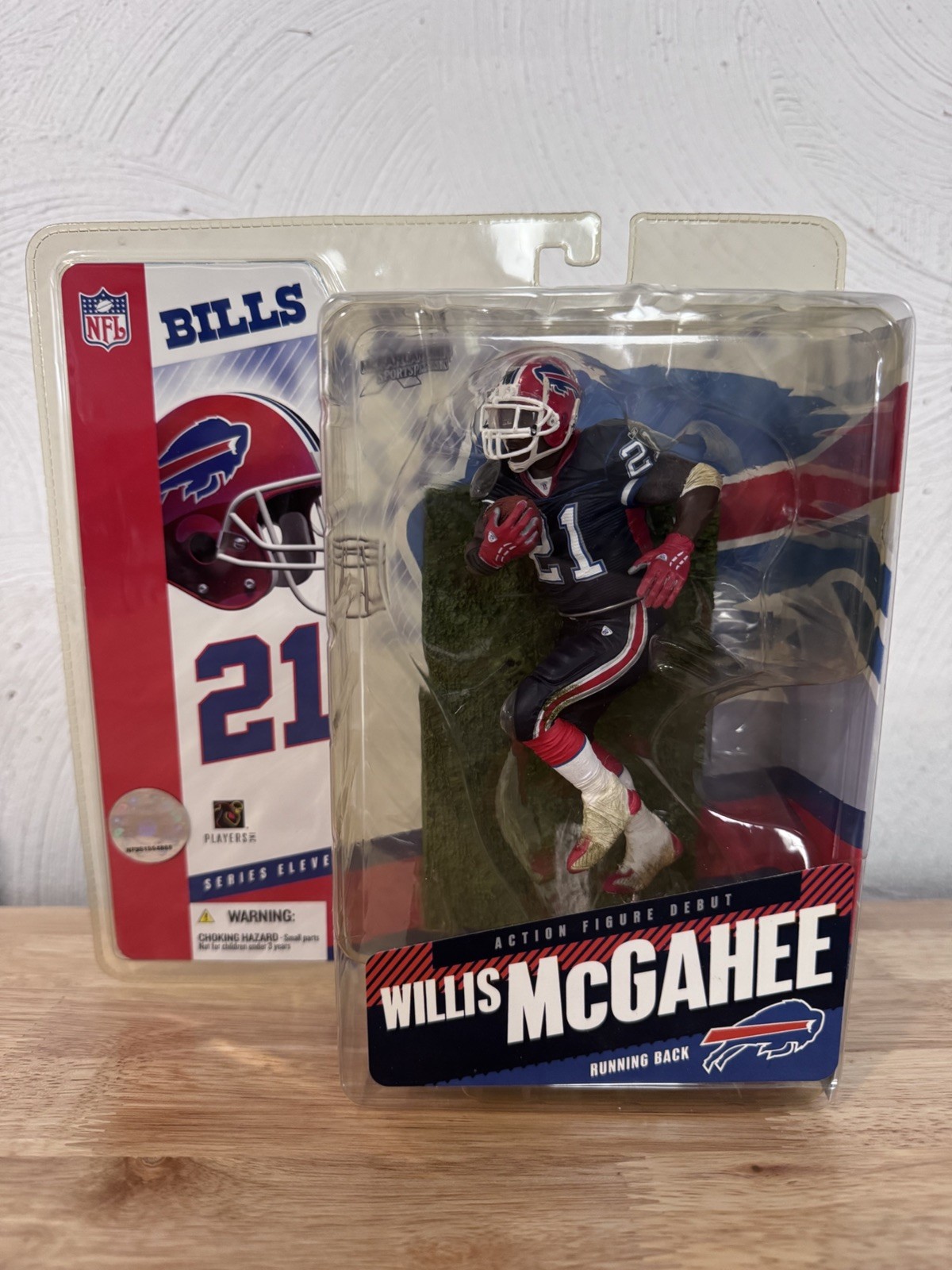 Willis McGahee DEBUT 2005 McFarlane Series #11 NFL  FIGURE Buffalo Bills U40 NEW