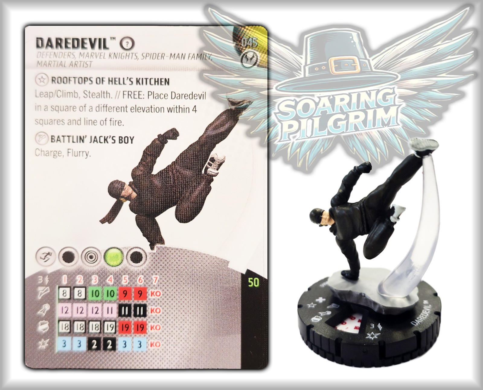 Marvel Heroclix DAREDEVIL - 045 - SUPER RARE Thunderbolts Set SHIPS 9/14