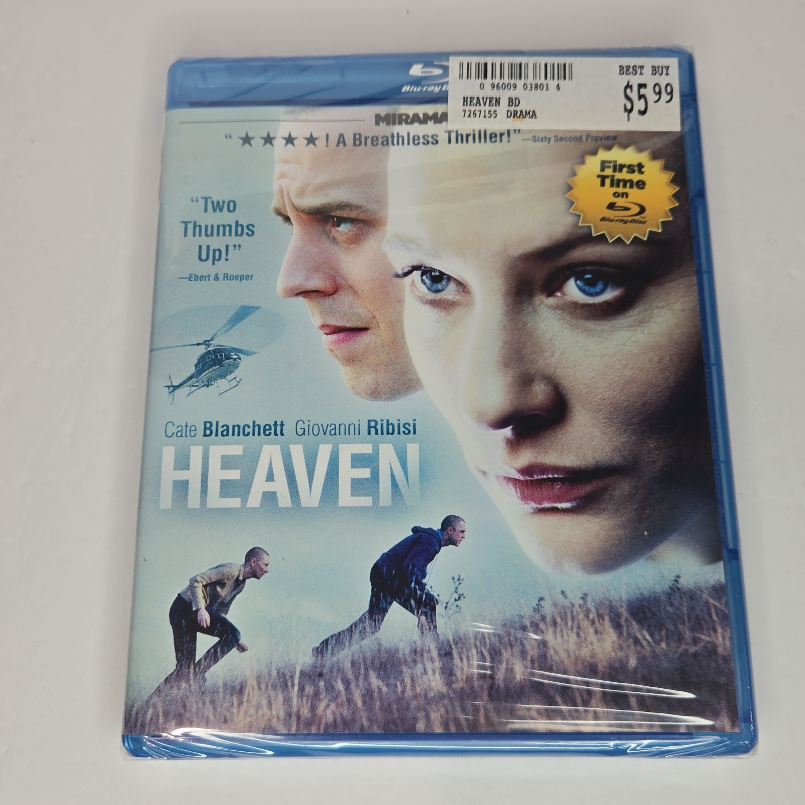 New Sealed 2013 Heaven Blu-Ray Disc Cate Blanchett Giovanni Ribisi