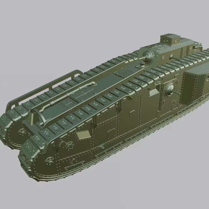 Mark VIII Liberty Tank (WW1, USA+ British, 1918)