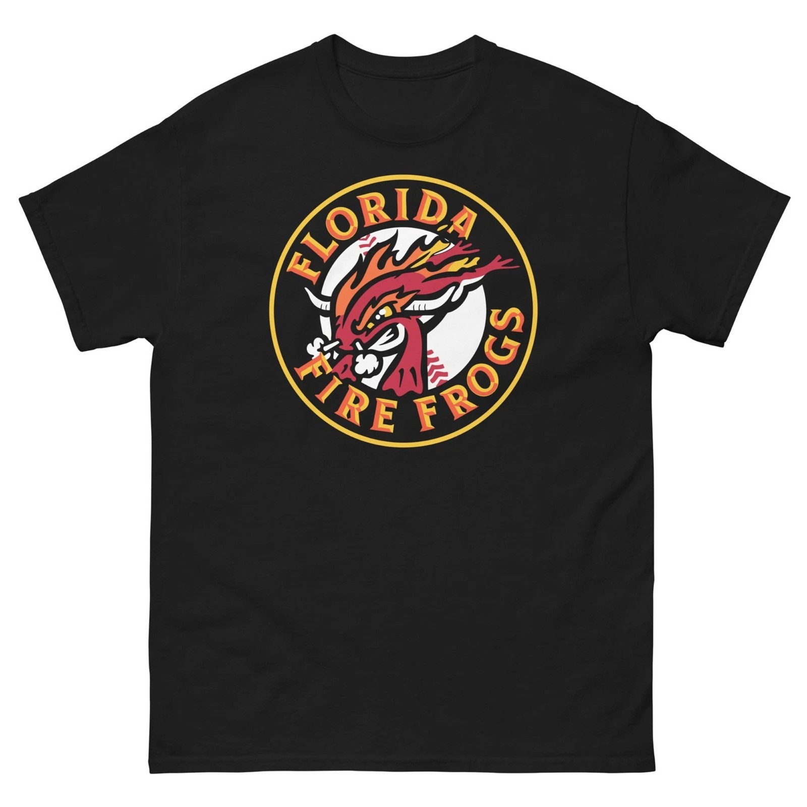 Florida Fire Frogs T Shirt Vintage Style Logo Baseball Fan Tee S-5XL FREESHIPS 