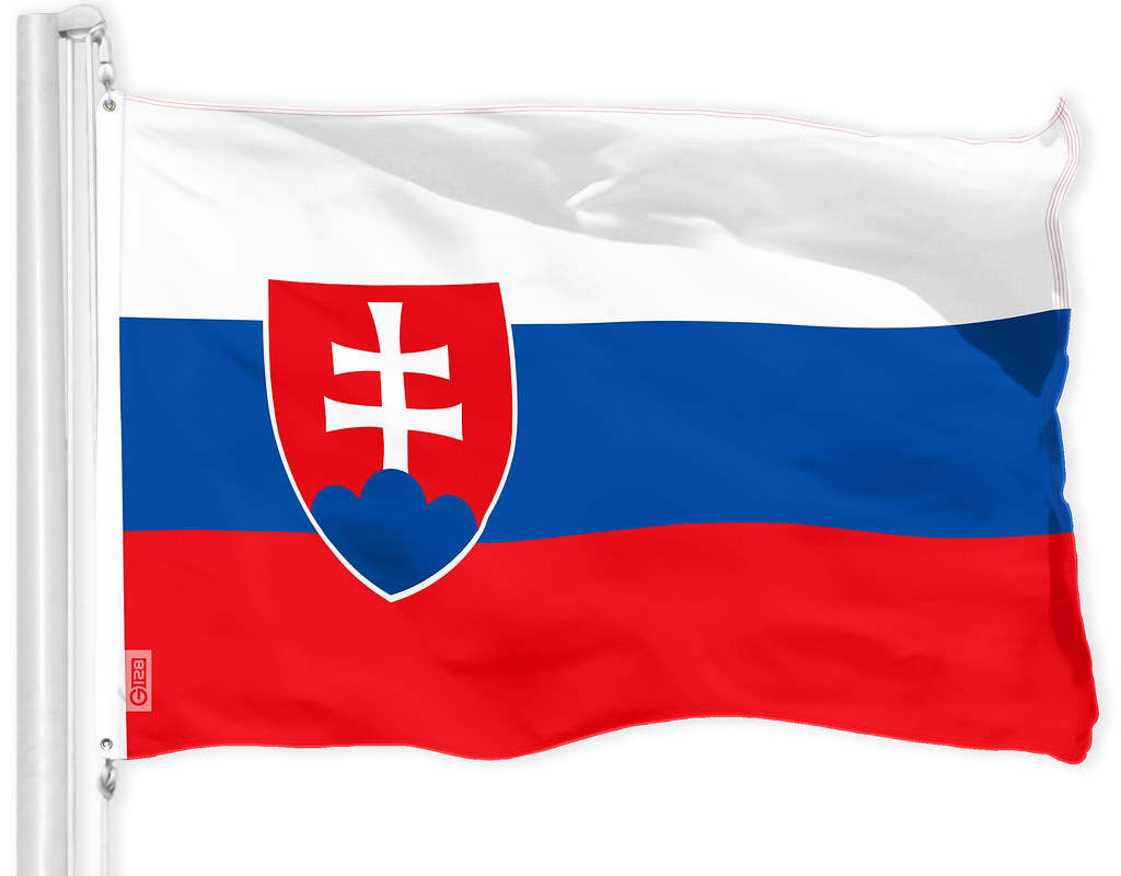 NEW G128 Slovakia Flag 3x5 FT, Slovak Printed 150D Polyester