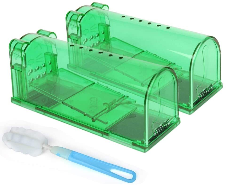 Humane Mouse Traps - 2 Pack - Live Catch and Release - #1 Best Selling Mousetrap Humane Mouse Traps - 2 Pack - Live Catch and Release - #1 Best Selling Mousetrap