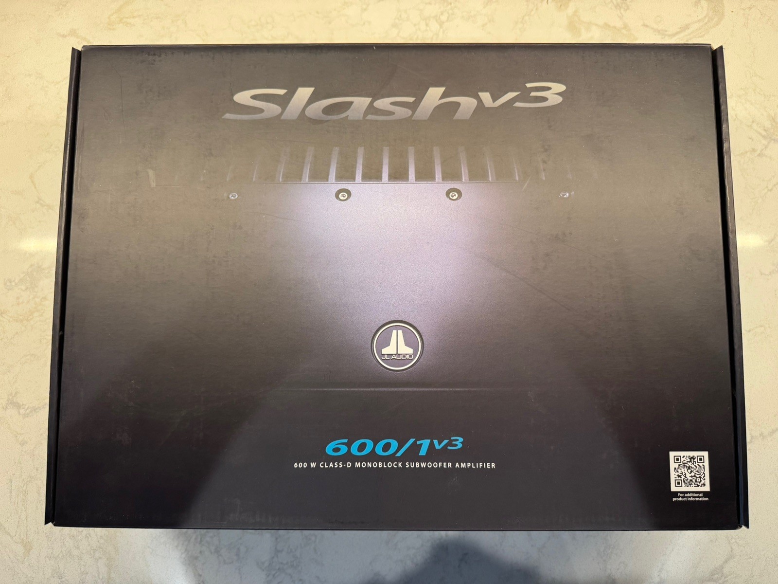 JL Audio Slash 600/1v3 Mono 1-Channel Car Amplifier — 600W RMS NIB