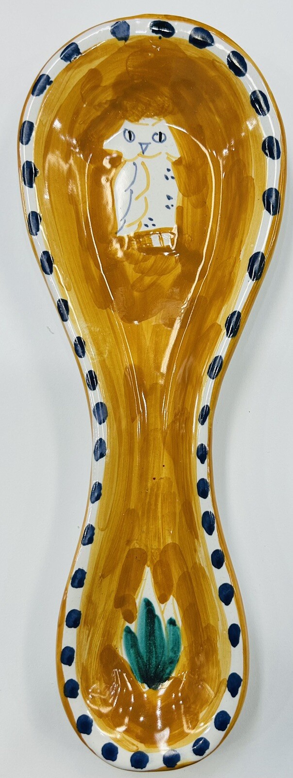 Vietri Pottery- Campagna Style 9’’ Spoonrest Made/Painted by hand-Italy