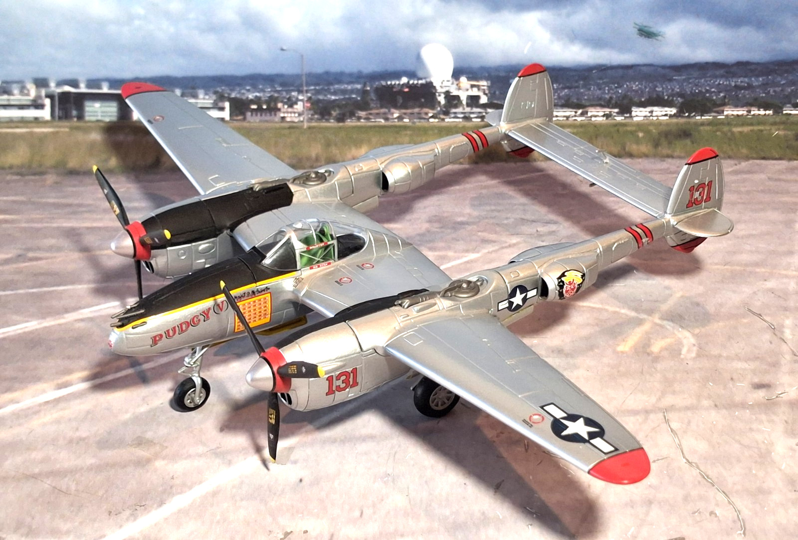Armour/Franklin Mint Lockheed P-38 Lightning 
