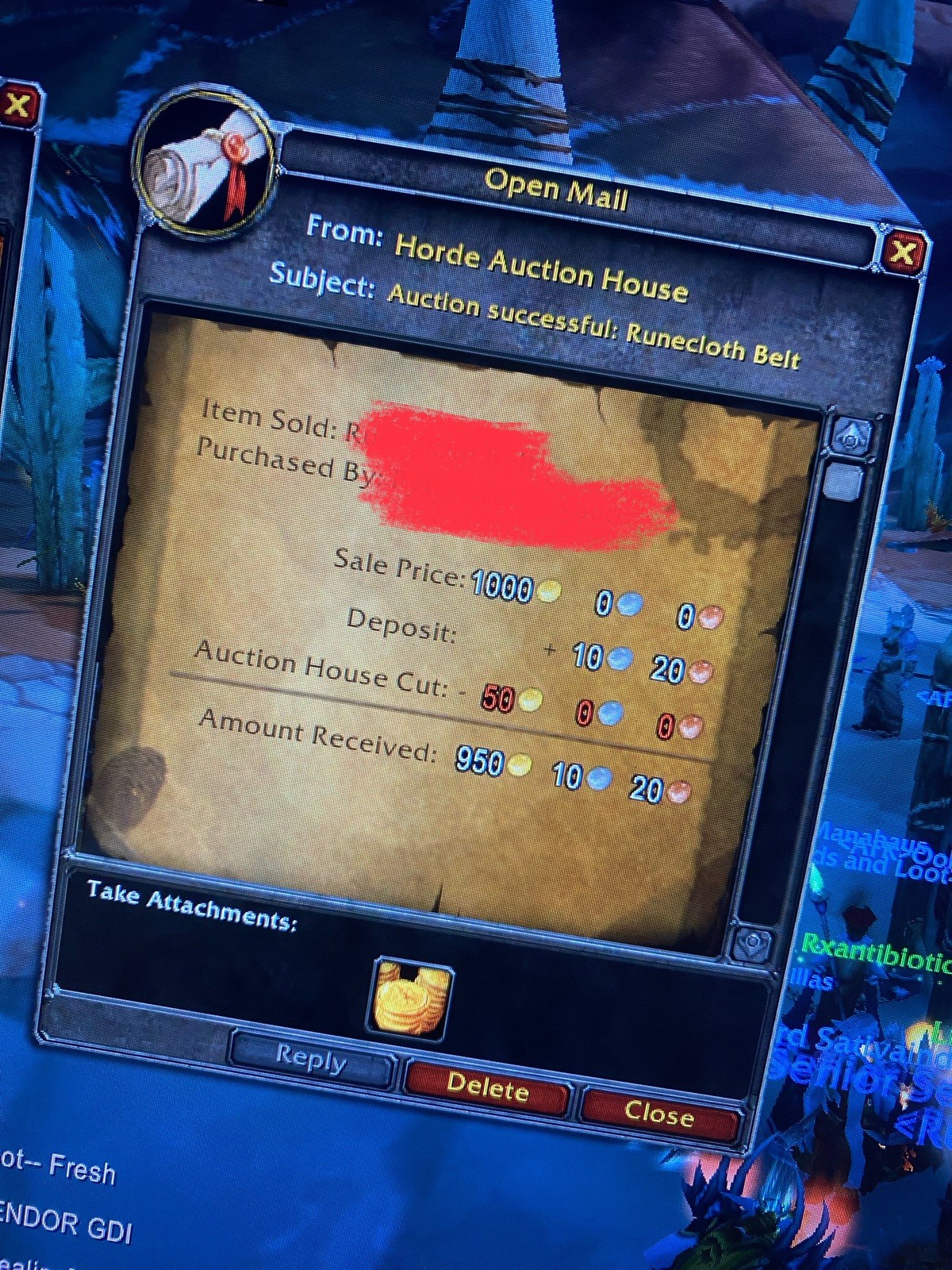 WOW Classic 20th Anniversary Edition✨Gold✨NIGHTSLAYER HORDE✨US  Server  🚀