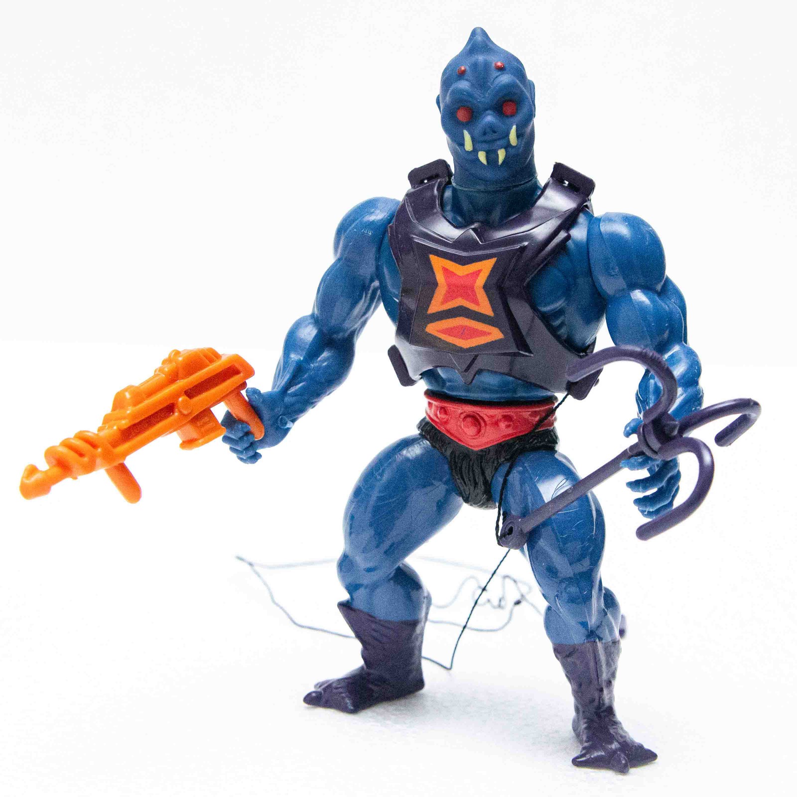 Vtg 80\'s He-Man MOTU Masters Universe WEBSTOR Figure | Complete w\' Accessories 