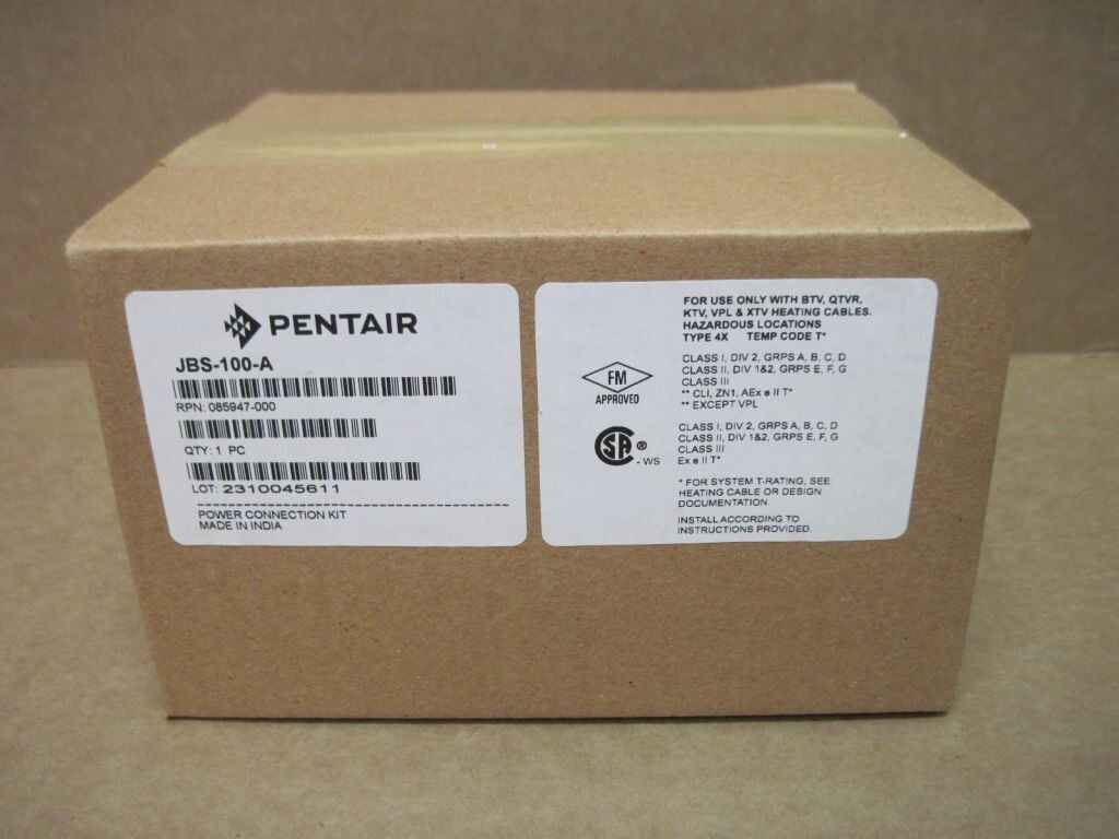 Pentair Raychem JBS-100-A Single Entry Power Connection Kit Nema 4X