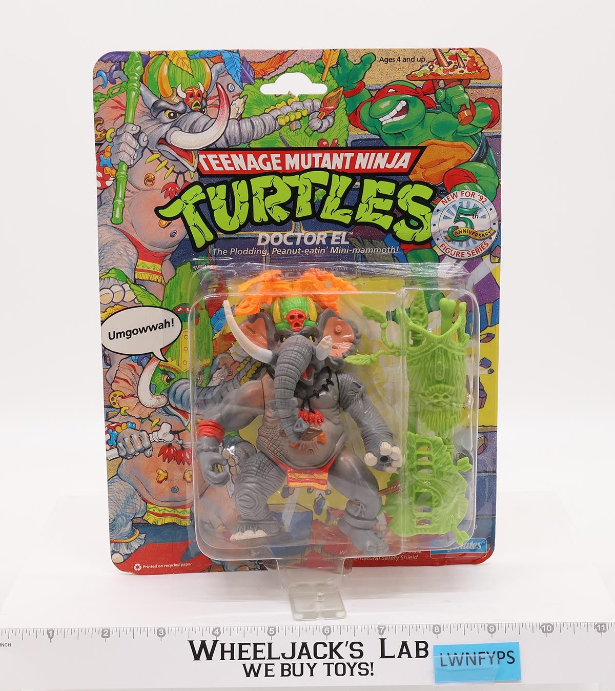 Doctor El Teenage Mutant Ninja Turtles TMNT 1992 Playmates Figure NEW SEALED