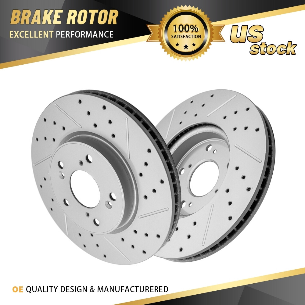 11.54 inch Front Left and Right Disc Brake Rotors for Honda Accord 2013 - 2025