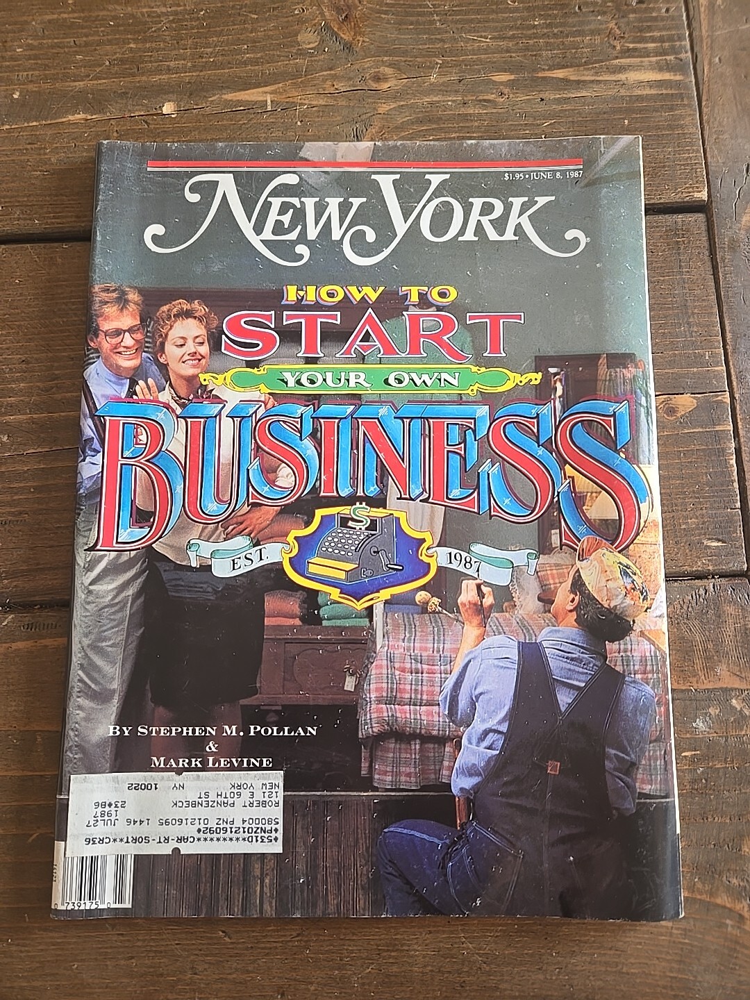 Vtg 1987 June 8 New York Magazine How to Start Your Own Business  - Rare Copy