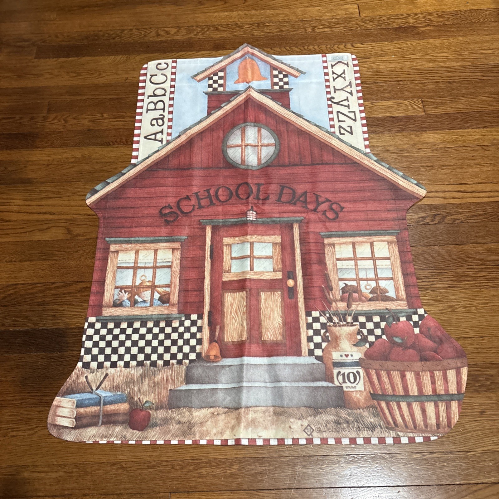 TOLAND SCHOOL DAYS FLAG XL INDOOR OR OUT33” X 43” DBL SIDED DEBBIE MUMM Used TOLAND SCHOOL DAYS FLAG XL INDOOR OR OUT33” X 43” DBL SIDED DEBBIE MUMM Used