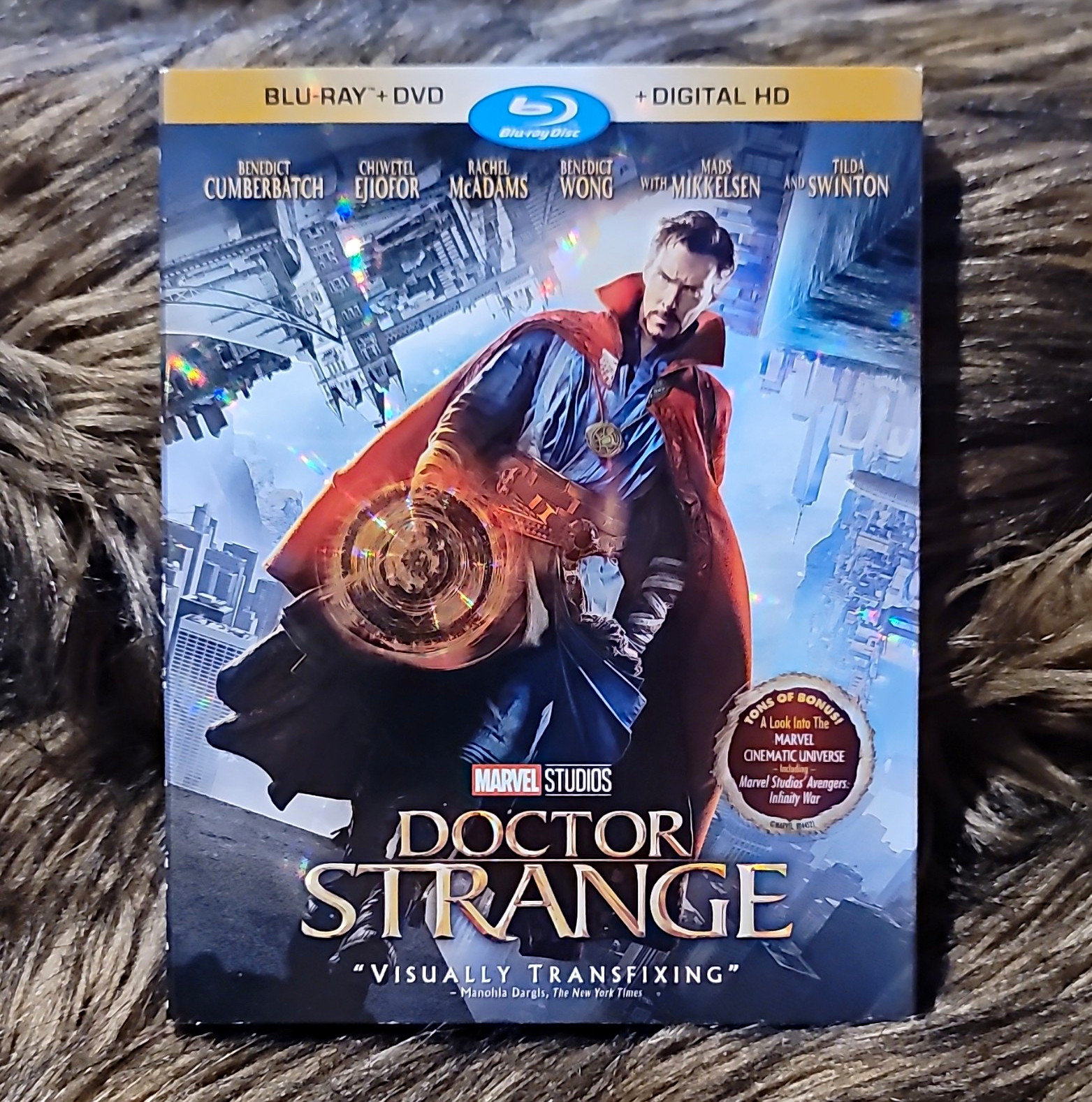 Marvel Studios Doctor Strange Blu-ray PG-13 English w/ Digital Copy Bonus Extras