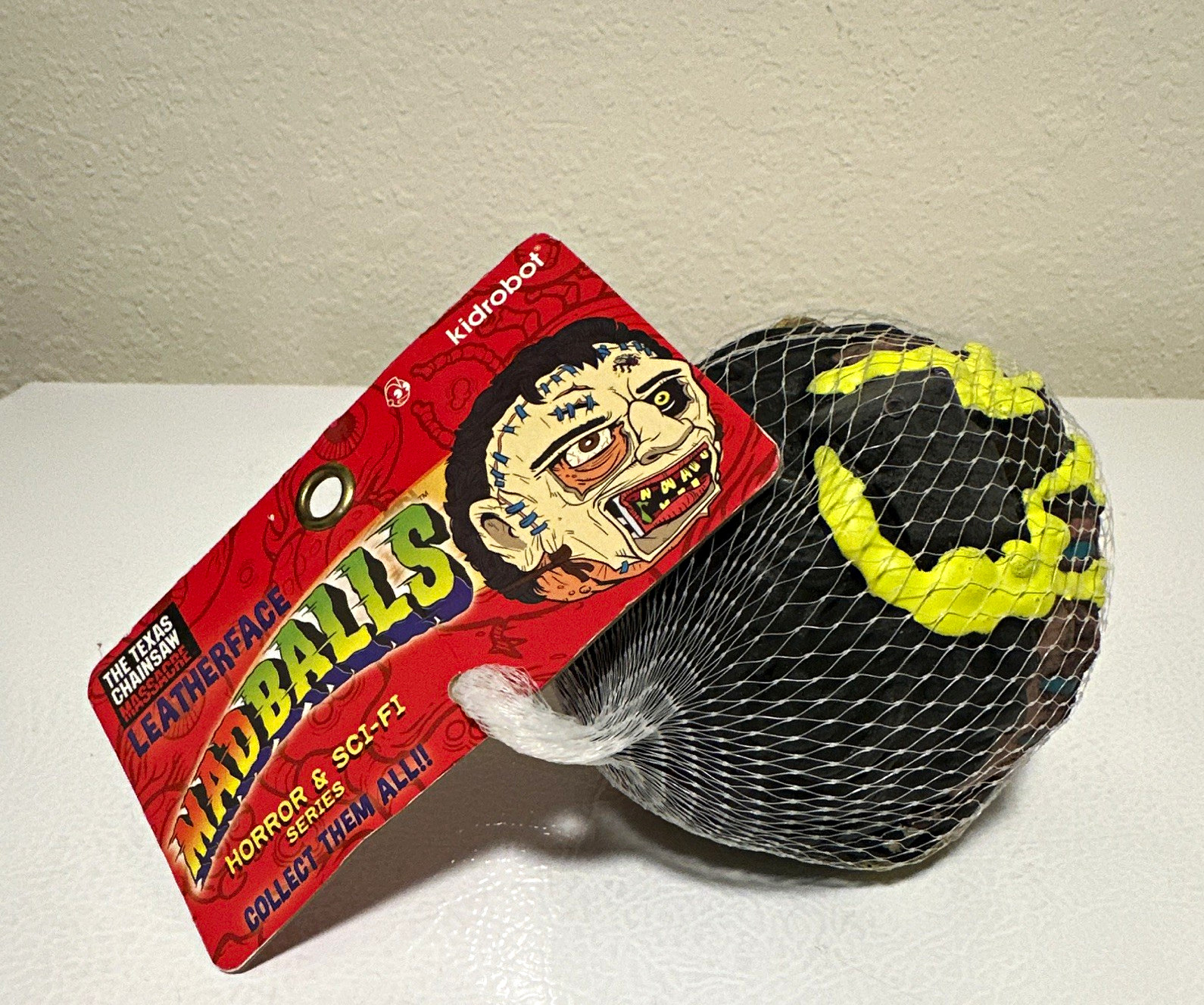 Kidrobot Madballs Leatherface Texas Chainsaw Massacre Foam Ball Toy 2024
