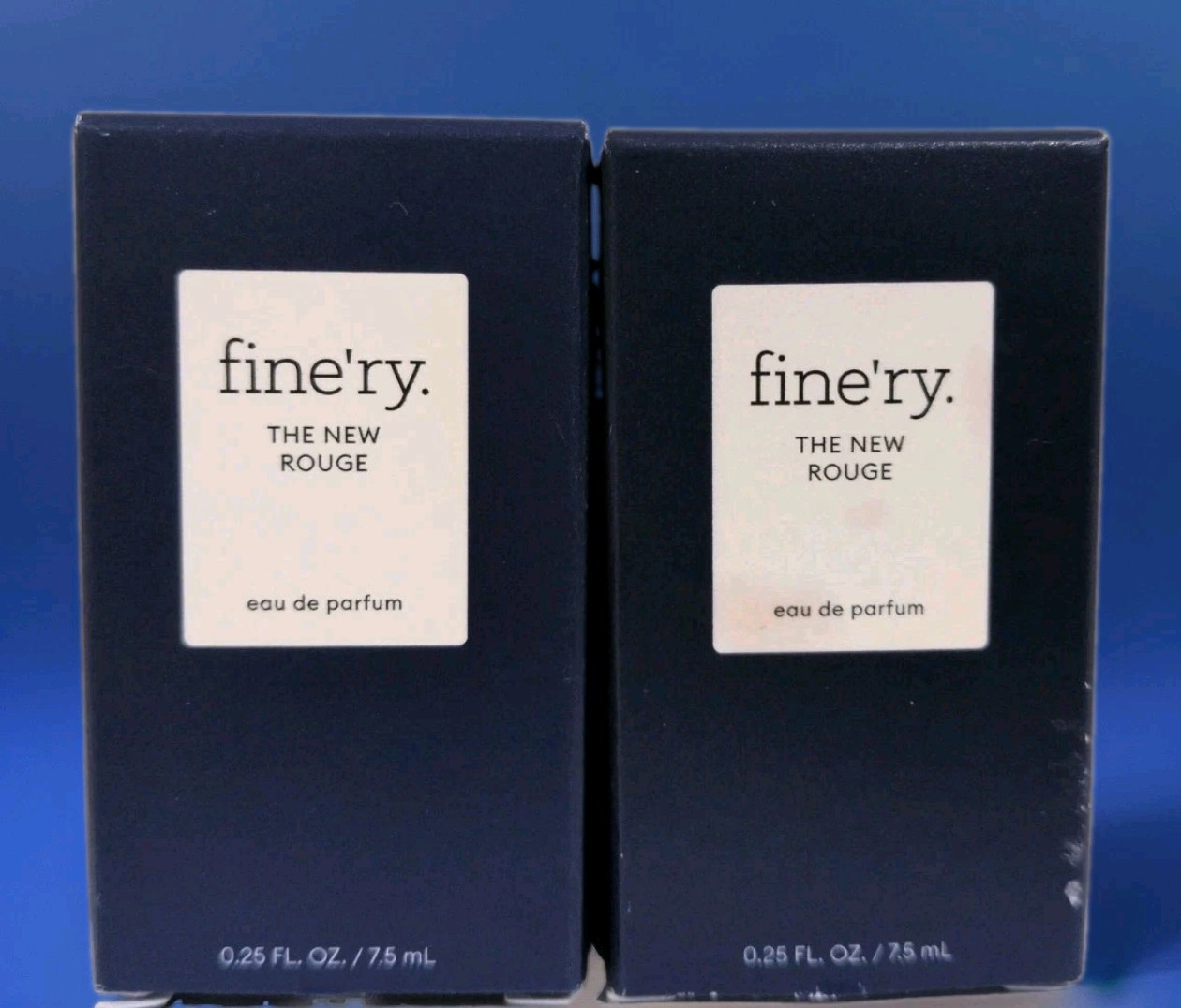 Fine’ry New Rouge Mini EDP Body Perfume Lot Of 2 0.25 FL/7.5 ML