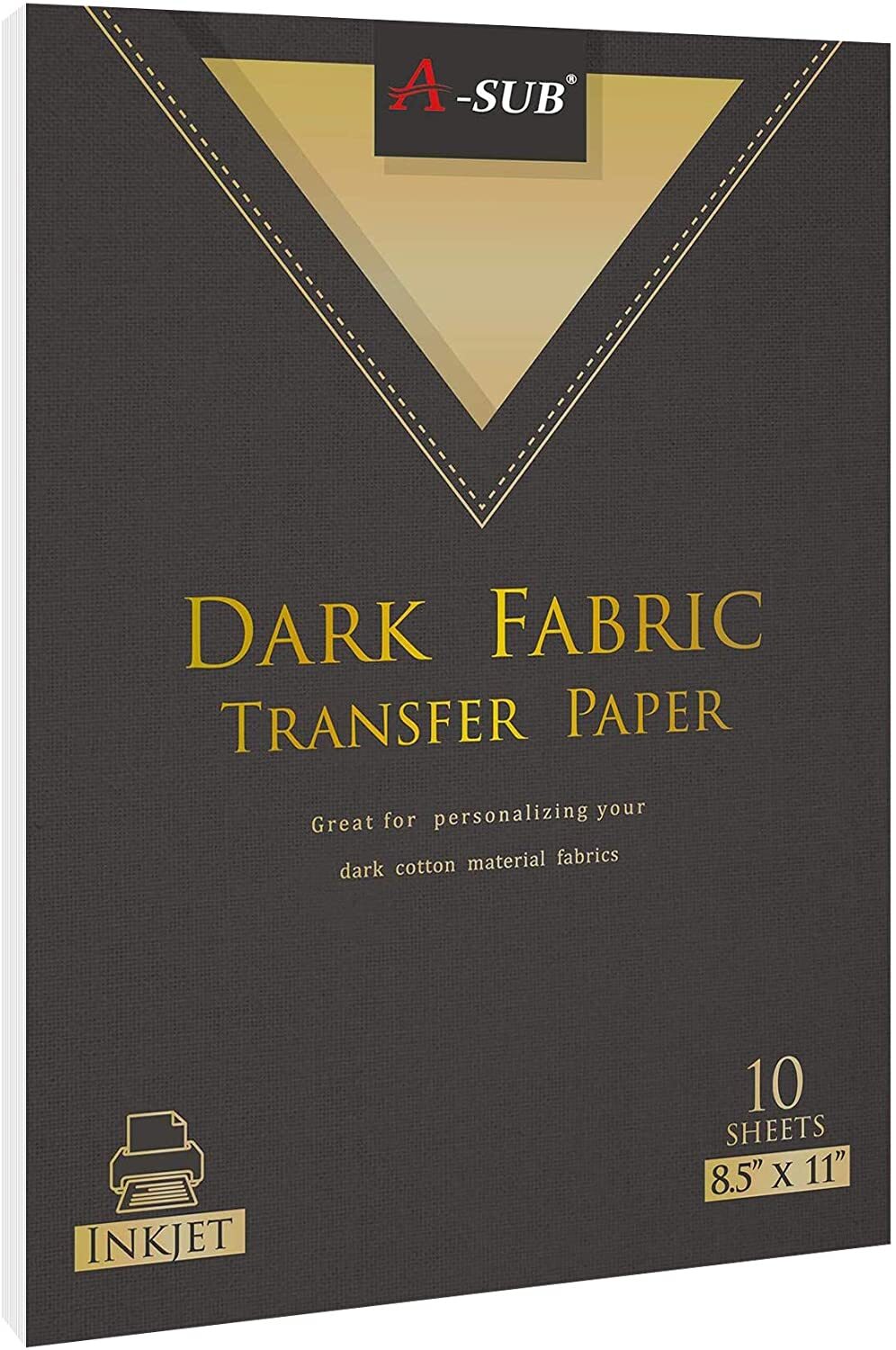 Lot A-SUB Iron on Heat Transfer Paper for Light/ Dark Fabric Inkjet 8.5x11 11x17 Lot A-SUB Iron on Heat Transfer Paper for Light/ Dark Fabric Inkjet 8.5x11 11x17