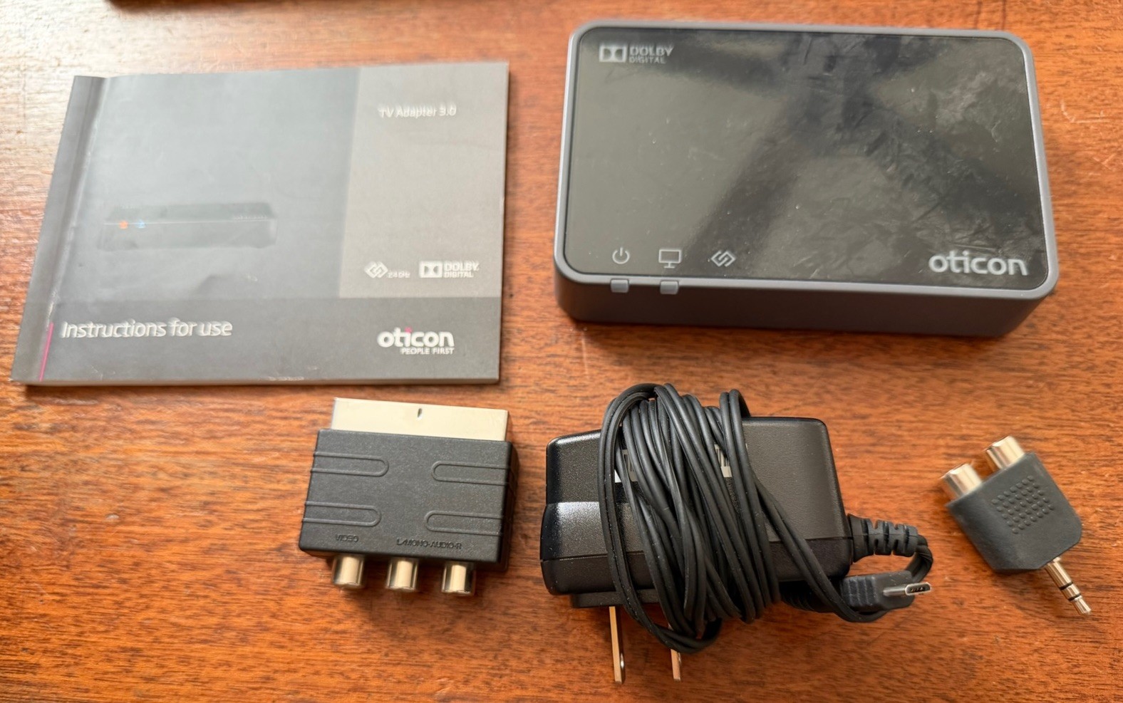 Oticon TV Adapter 3.0 Hearing Aid Accessory Streamer for TV Audio - TVA3