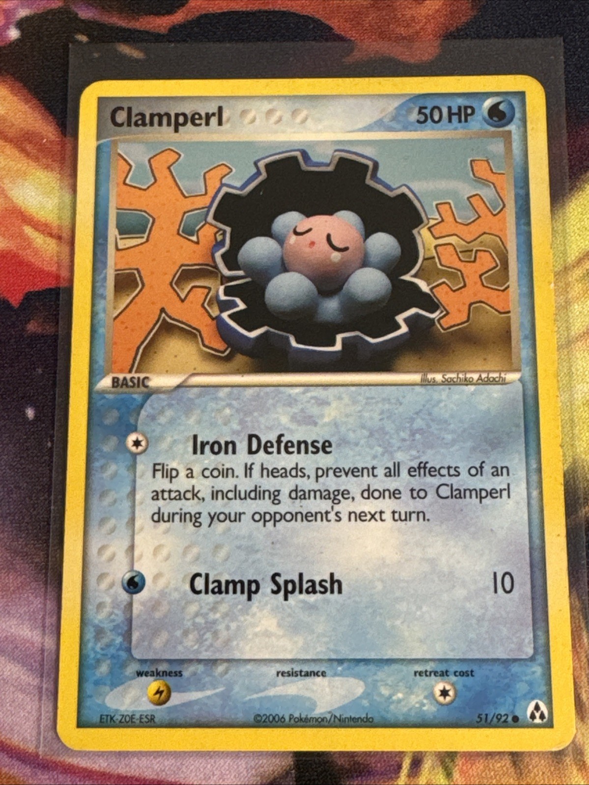 Clamperl 51/92 EX Legend Maker Pokemon