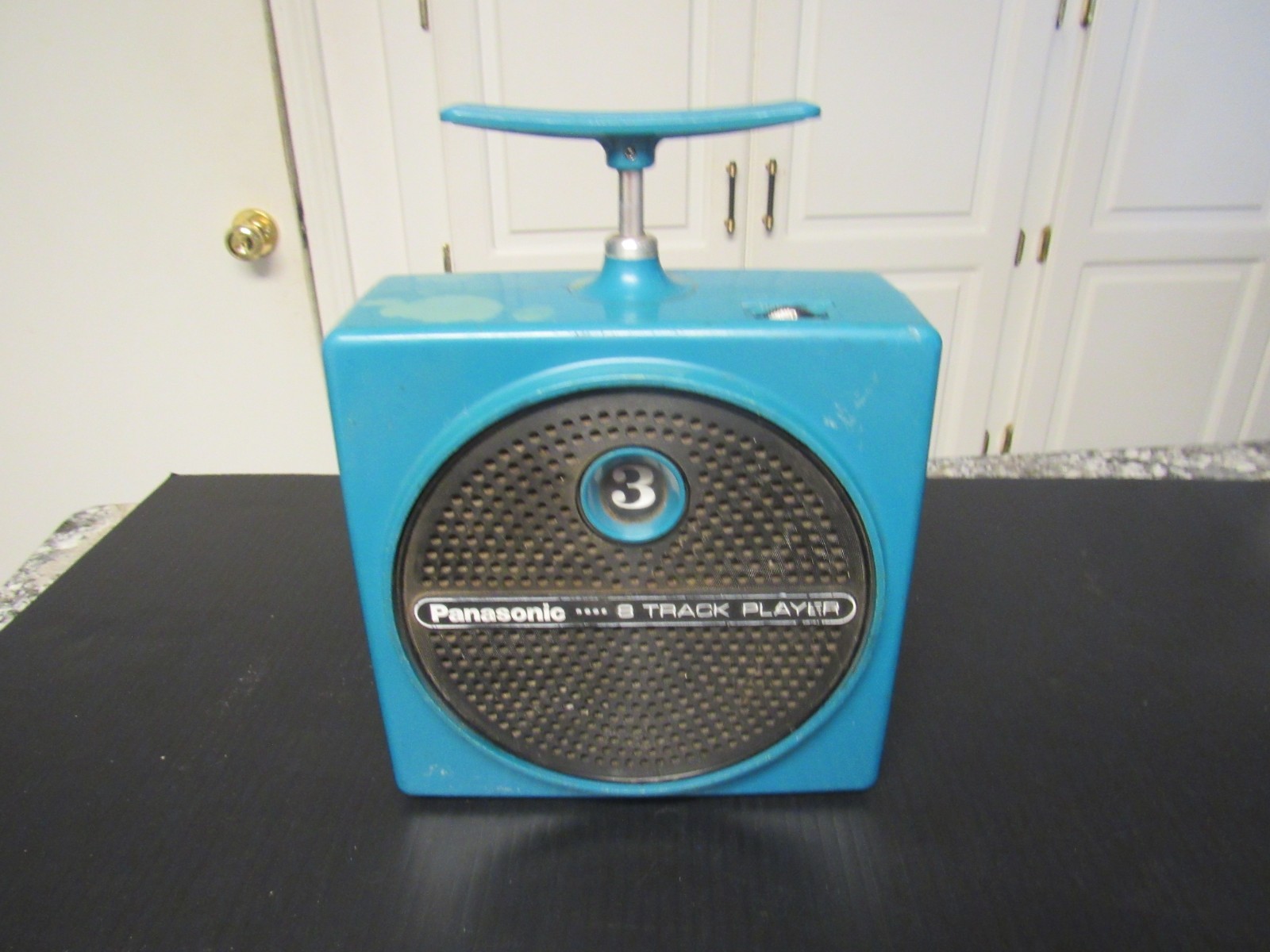 Panasonic RQ-830S TNT Blue Plunger Portable 8-Track Player UNTESTED PARTS/REPAIR
