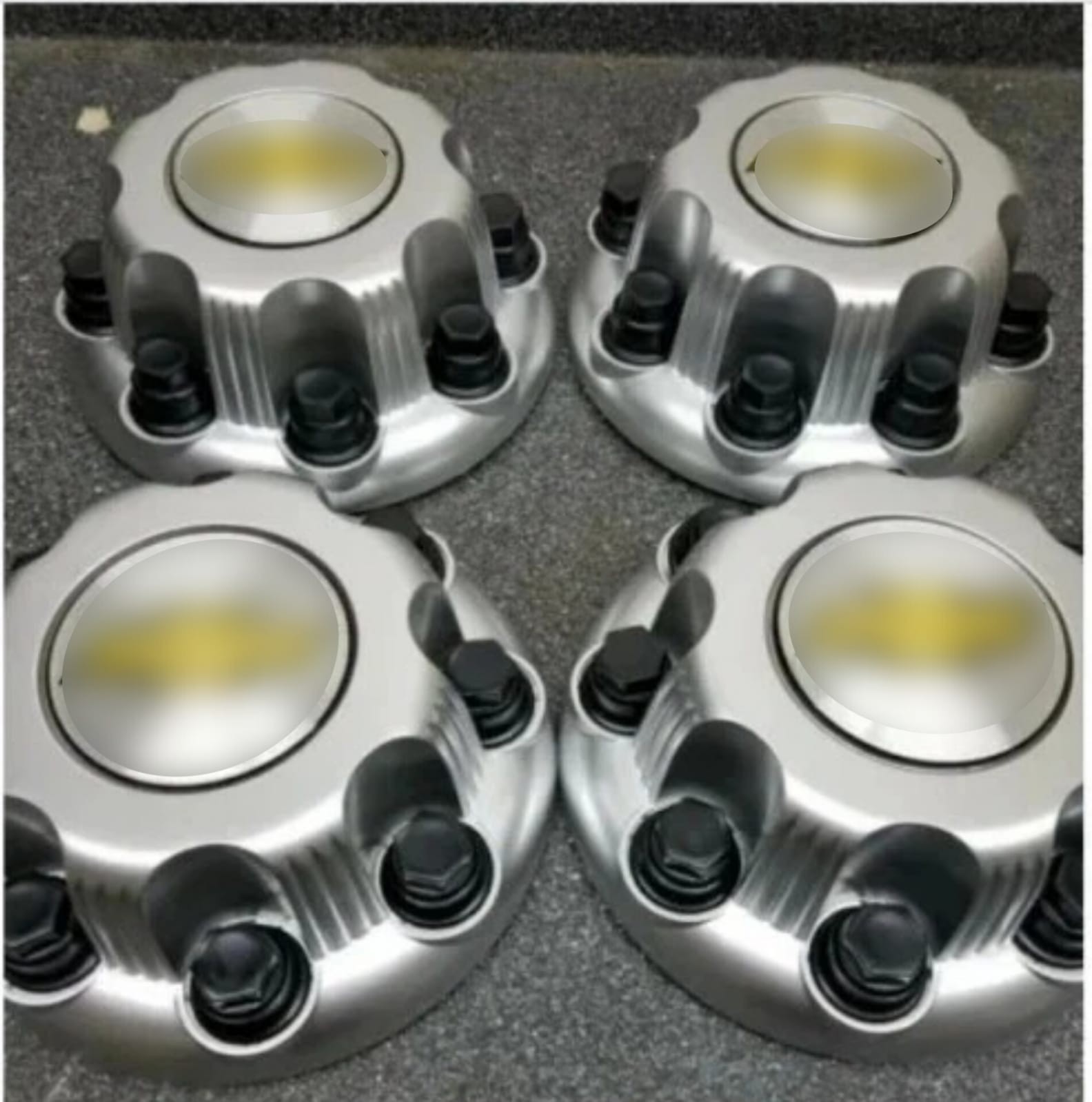 4PCS 1999-2010 Chevy Silverado 2500 3500 8 Lug Wheel Center Caps