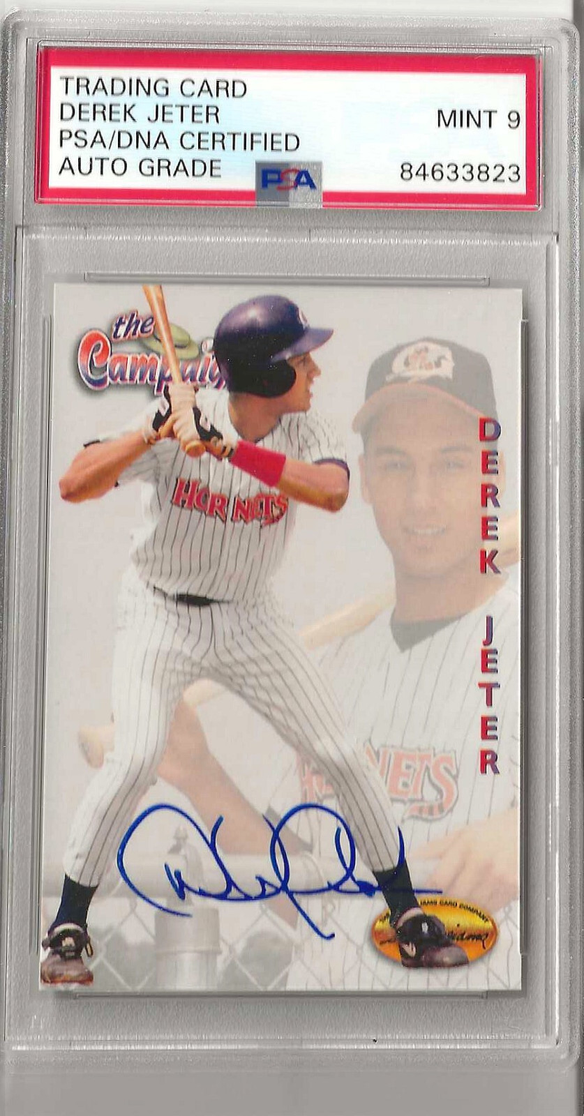 DEREK JETER PSA DNA SIGNED 1994 TED WILLIAMS ROOKIE CARD #124 AUTO MINT 9