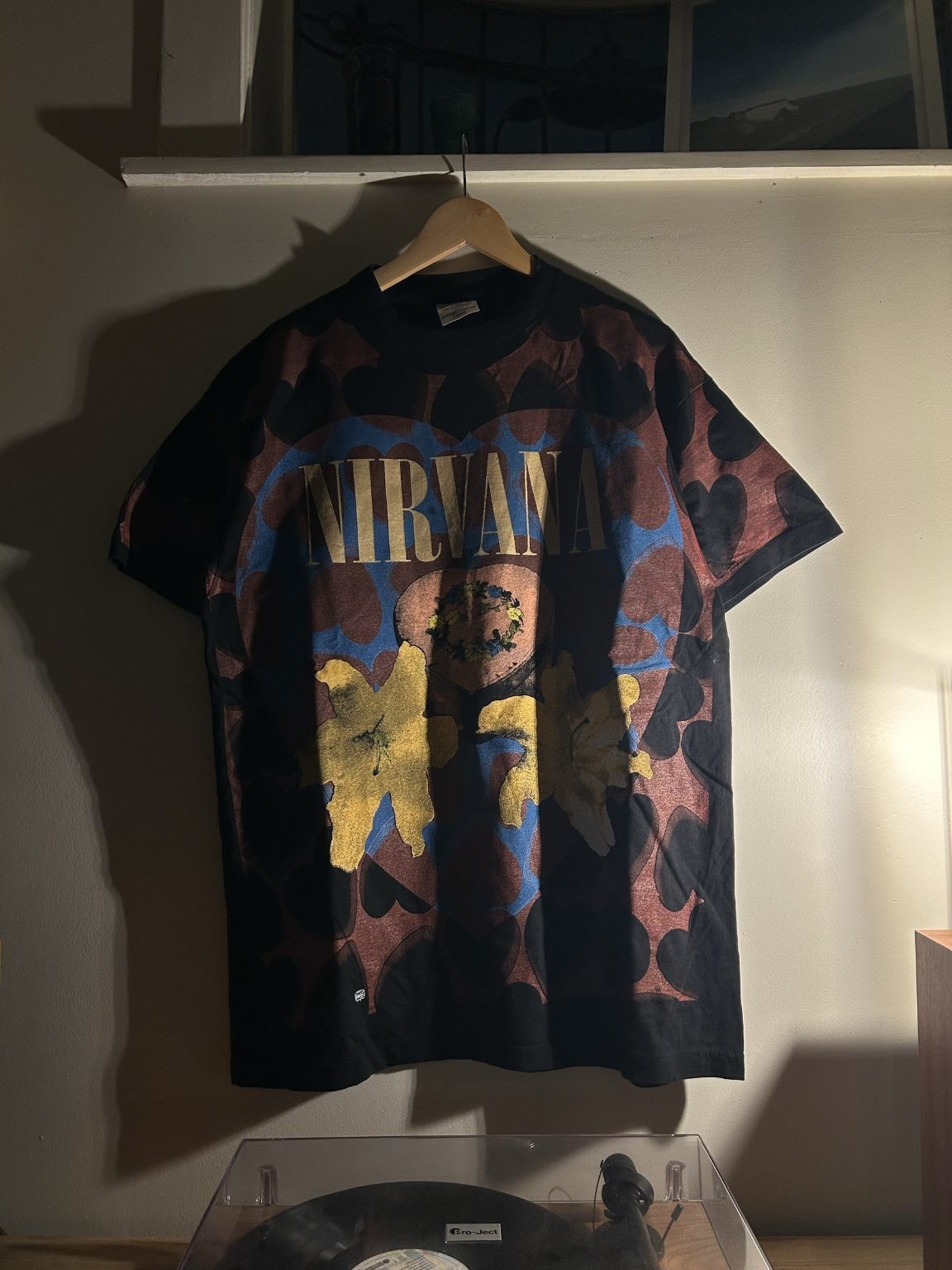 1993 VINTAGE NIRVANA HEART SHAPED BOX Tshirt xLARGE 1993