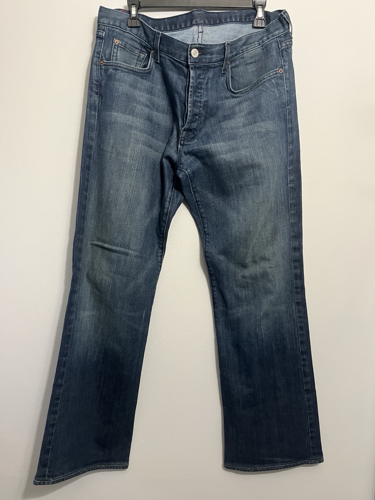 Vintage Seven 7 For All Mankind Men’s Relaxed Jeans Size 36x30 Button Fly USA