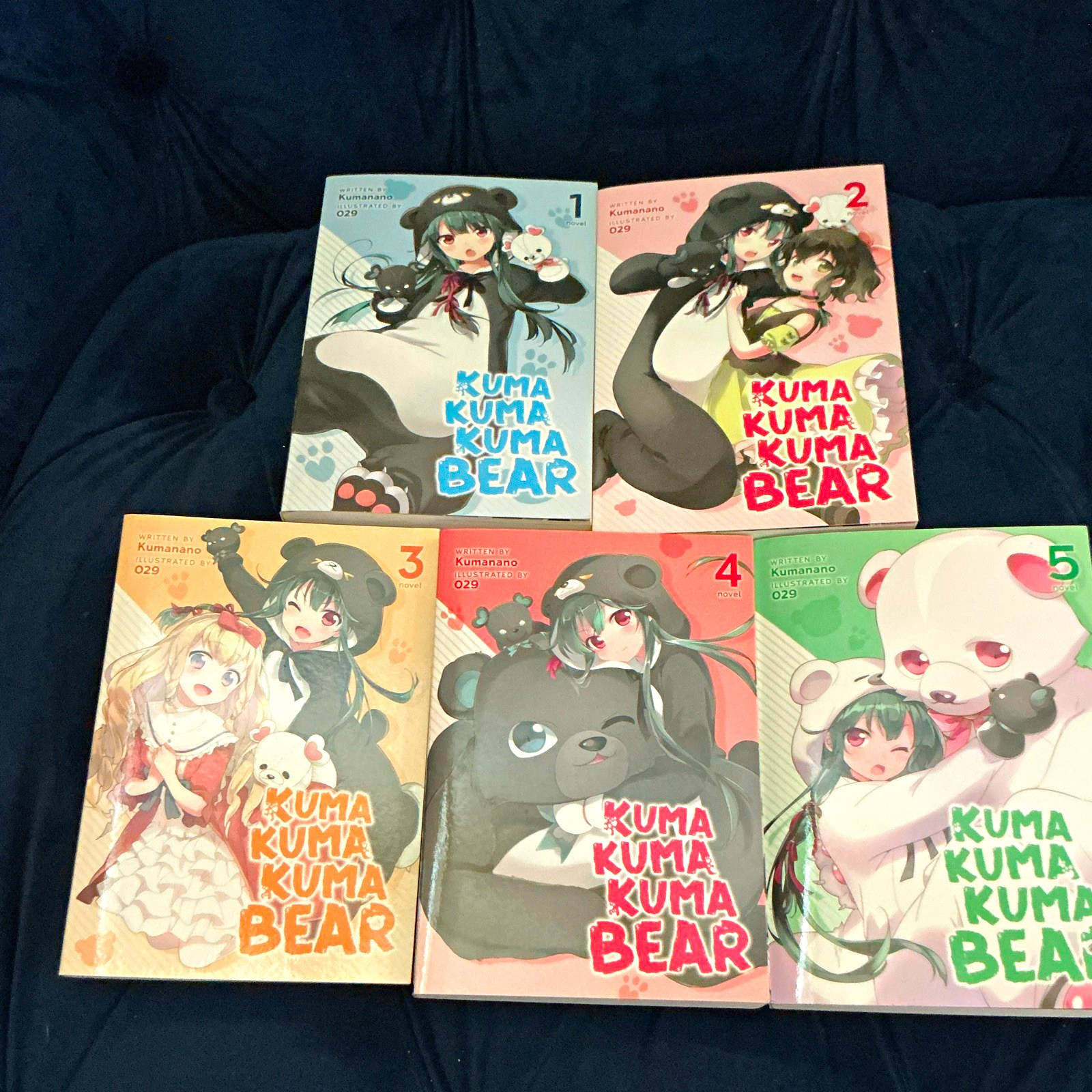 Kuma Kuma Kuma Bear Paperback Light Novel Set Vol. 1-5 Kumanano 029 YA Fantasy Kuma Kuma Kuma Bear Paperback Light Novel Set Vol. 1-5 Kumanano 029 YA Fantasy