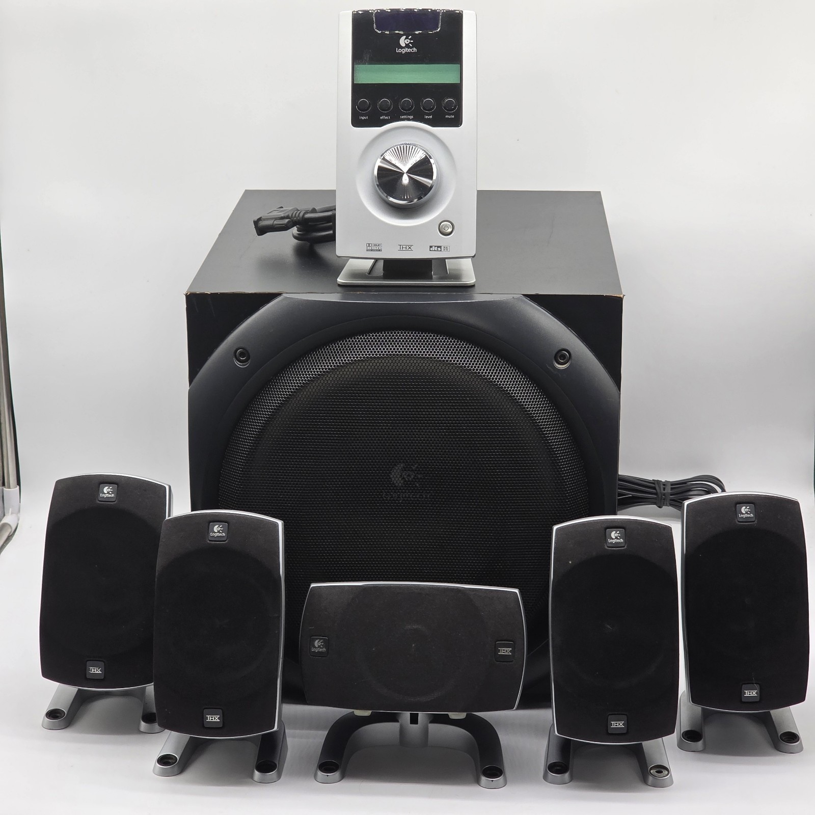 Logitech Z5500 THX-Certified 5.1 Speaker System- Tested PLEASE READ DESCRIPTION Logitech Z5500 THX-Certified 5.1 Speaker System- Tested PLEASE READ DESCRIPTION