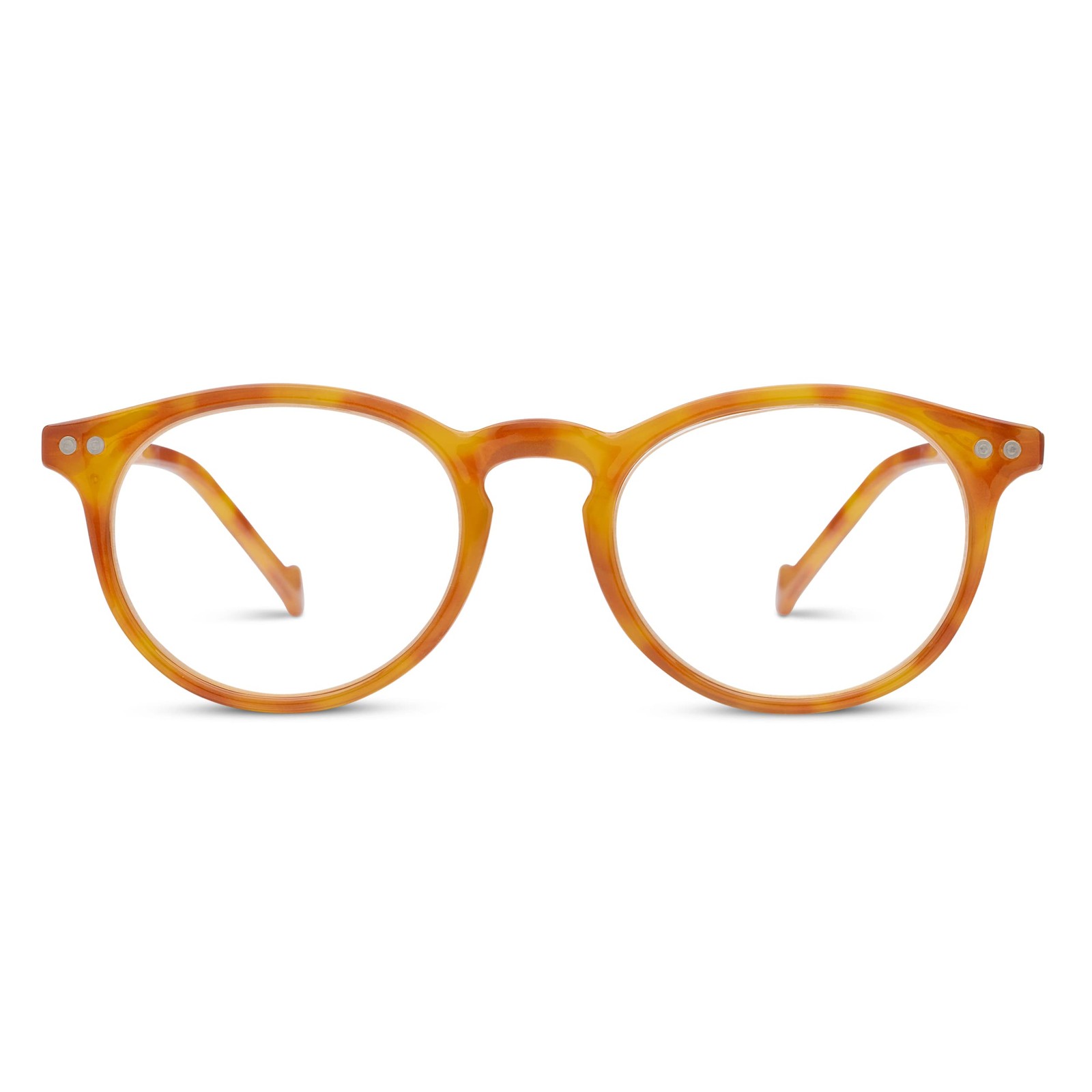 Reading Glasses +2.50 Honey Tortoise Brain Trust Peepers Model 185250 Women