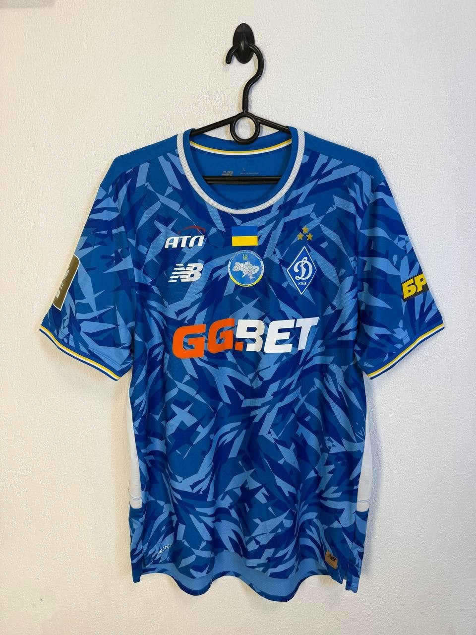 DYNAMO KYIV AWAY FOOTBALL JERSEY MATCHWORM UNWASHED SIGNED 2025/2026 #40 BILOVAR