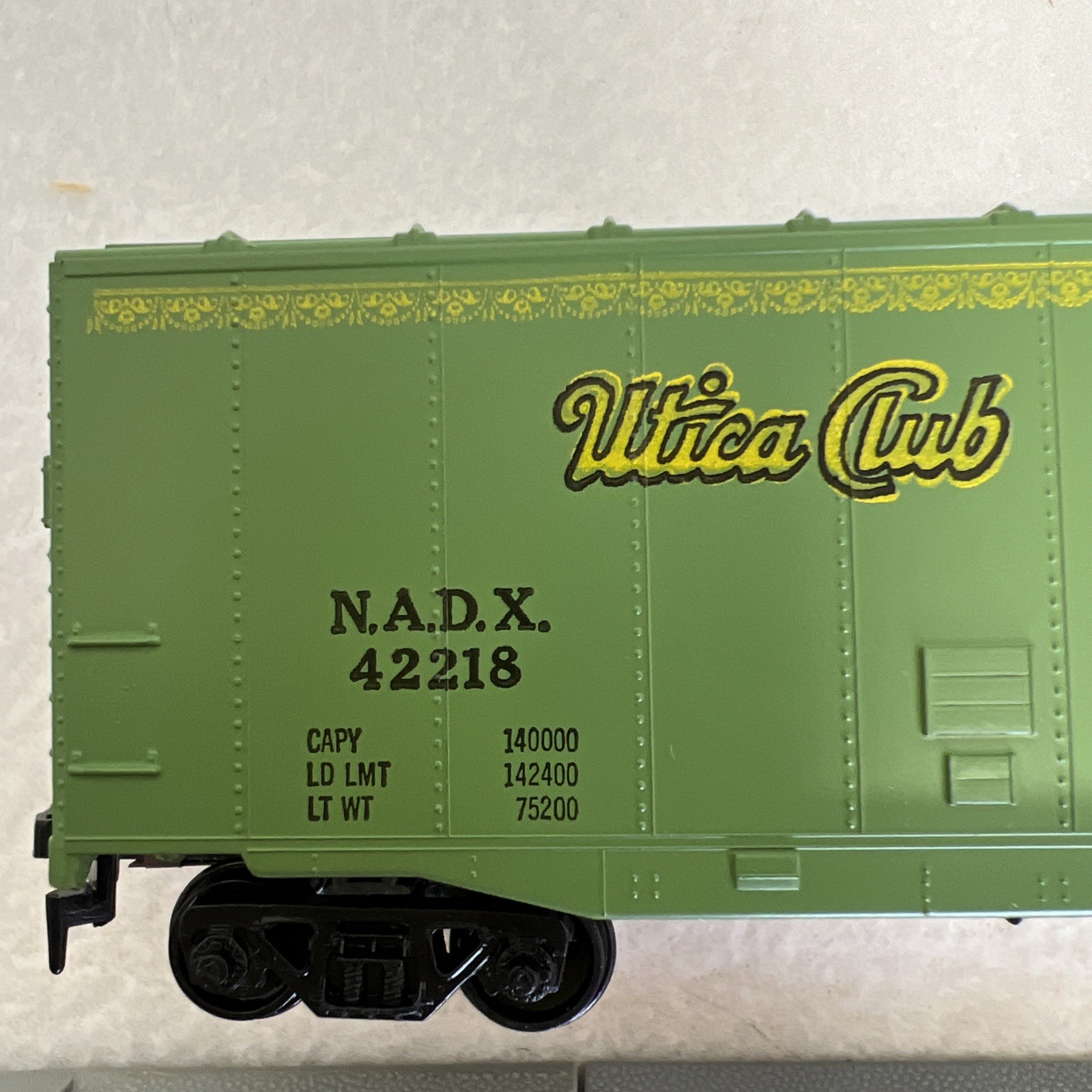 Empire Builders VINTAGE HO Utica Club Beer 50ft Plug Door Box Car Brand New