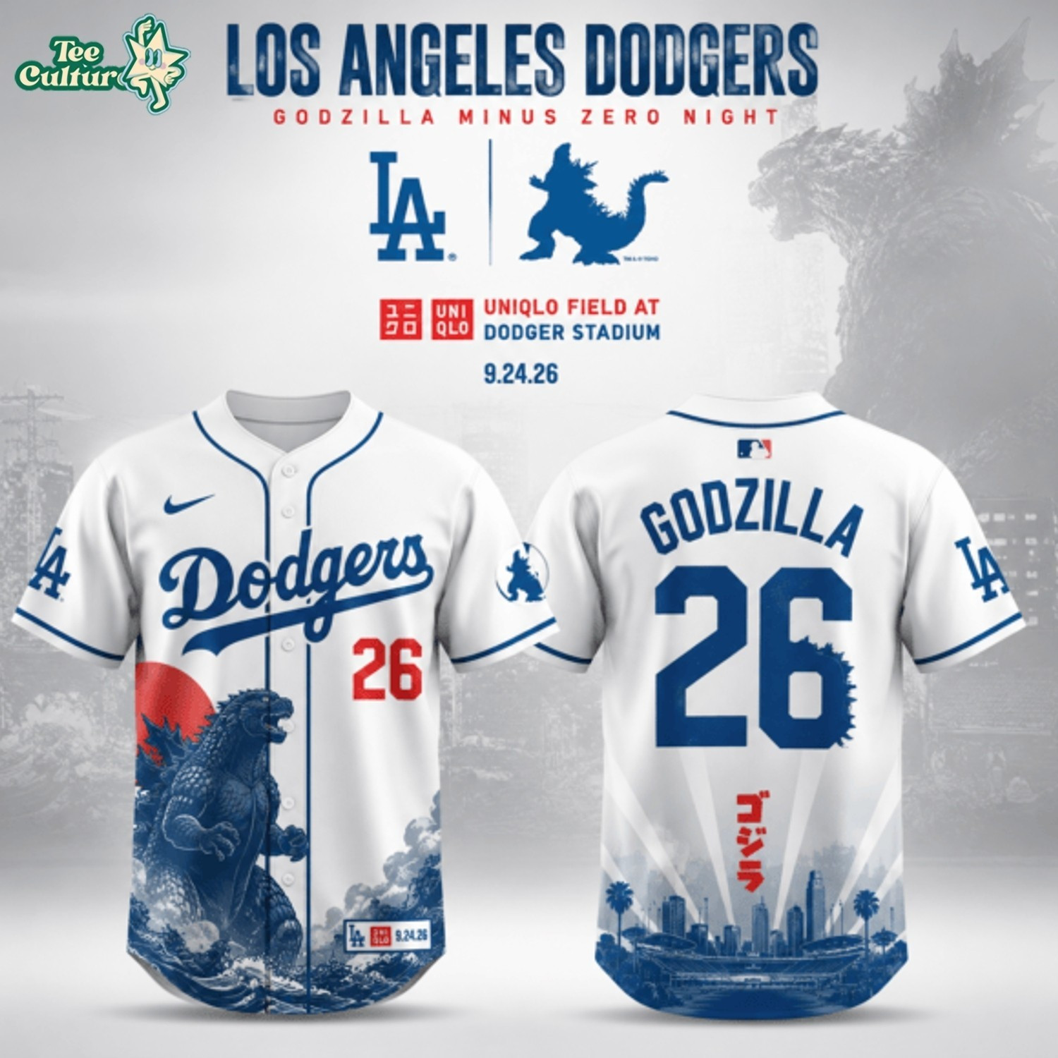 Dodgers x Godzilla Minus Zero Night 2026 Limited Edition