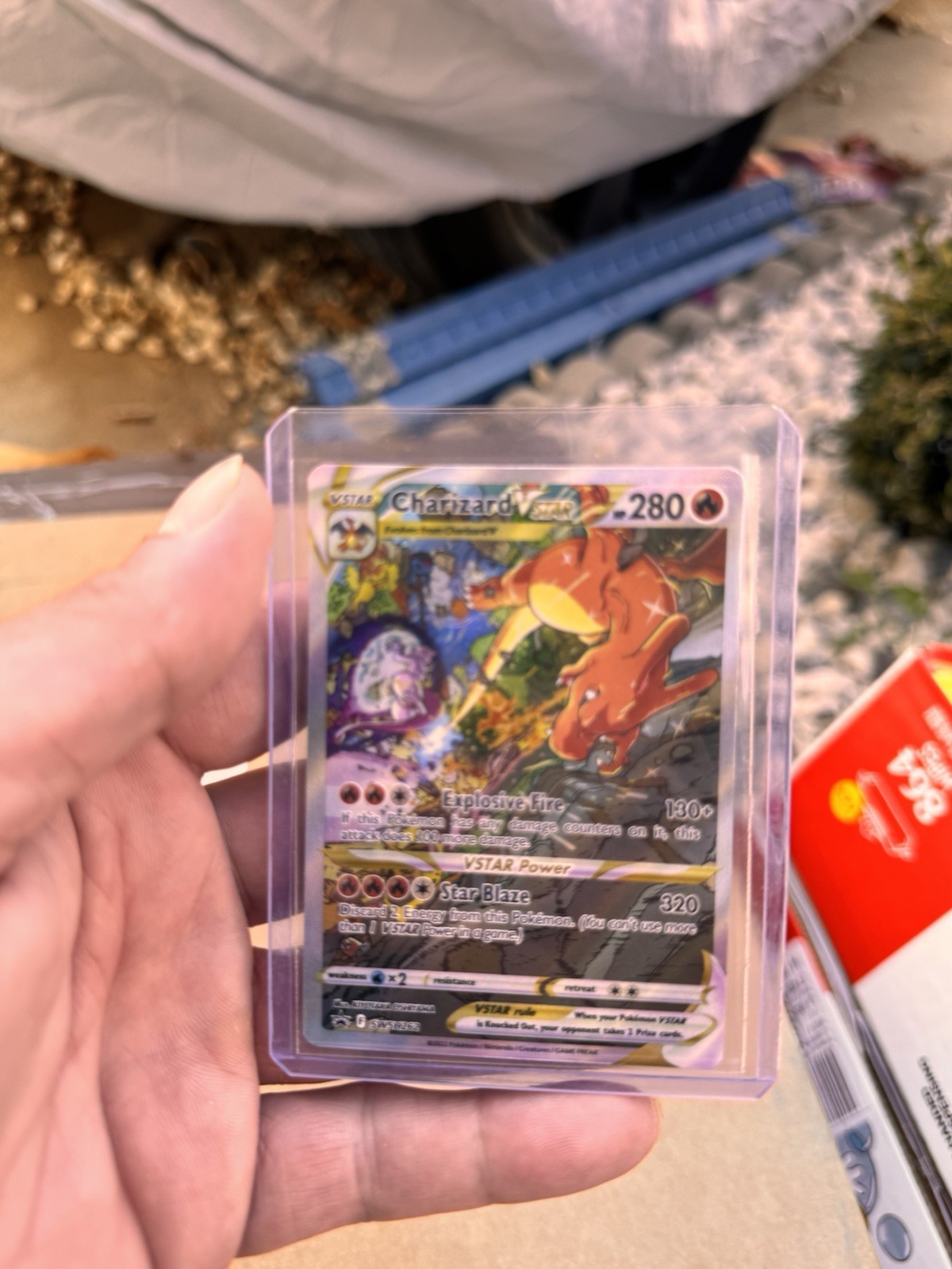 2022 Pokemon Sword & Shield Black Star Promos Charizard VSTAR #SWSH262 NM