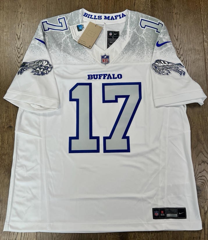 NWT Bills Josh Allen #17 Nike Vapor Limited Stitched Rivalries Men\'s Jersey