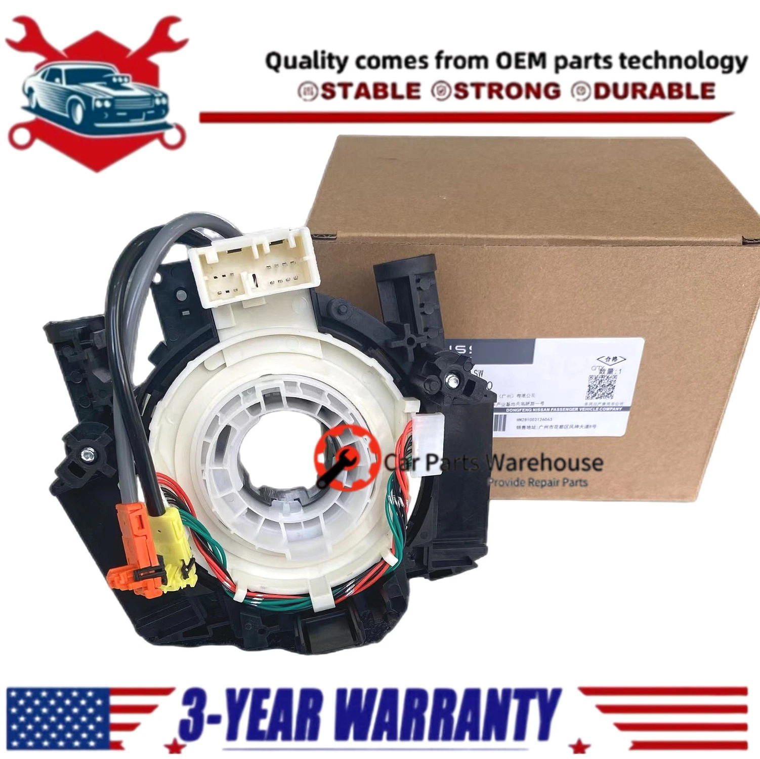 OEM Clock spring 25560-ET19B Fit For 2007 2008 2009 2010 2011 2012 Nissan Sentra