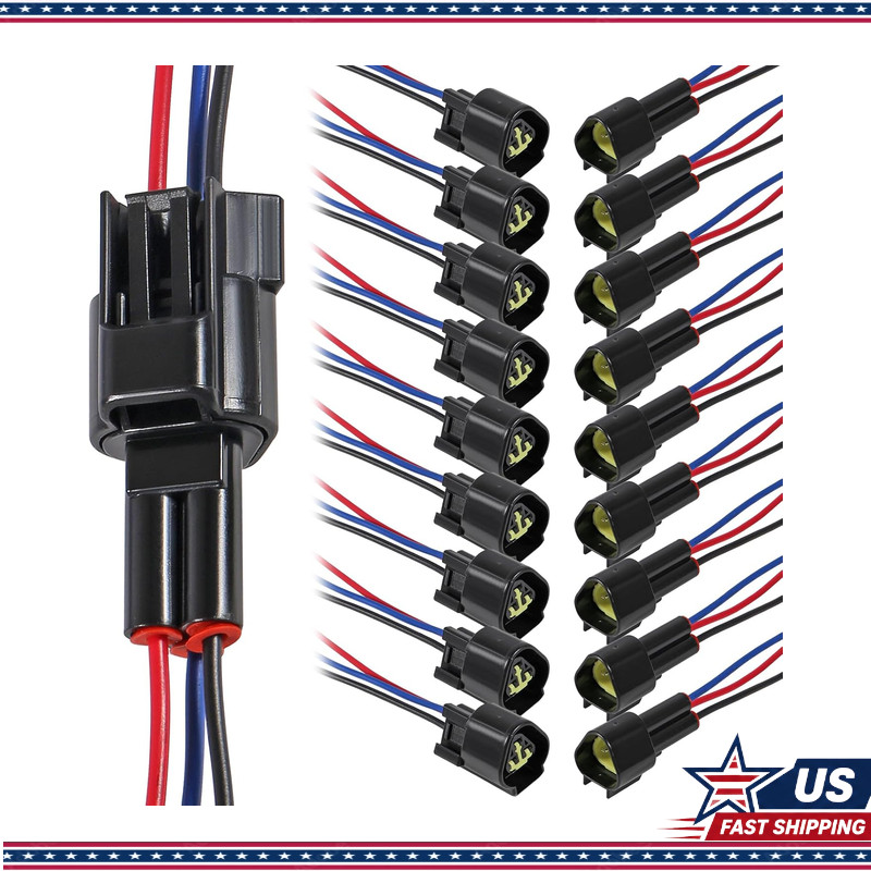 10PACK 3Pin Male/Female Waterproof Quick-Disconnect Wire ConnectorsColor: 3 Pin