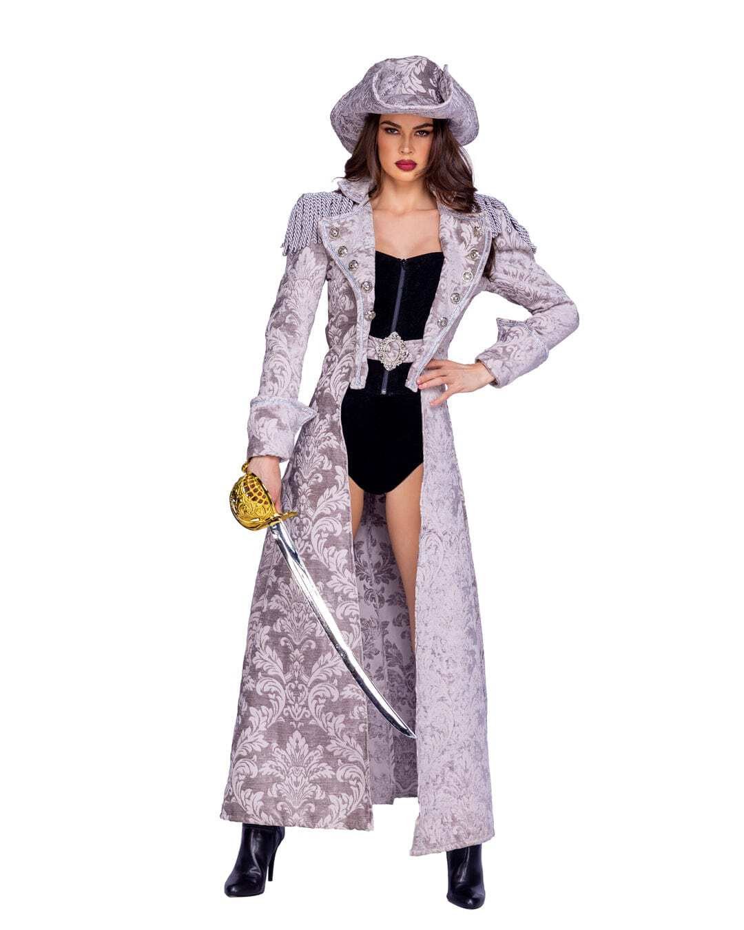 3 Pc Deluxe Pirate Queen Halloween Cosplay Costume
